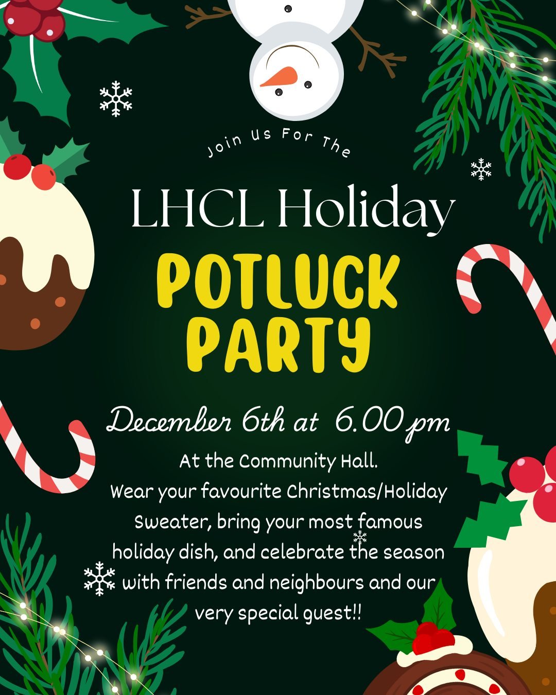 The LHCL COOKIE WALK &amp; Artisan Market is TOMORROW! - followed by the holiday Potlusk at 6 PM -- Details in the latest email newsletter hitting inboxes today or see in the Link in our Profile.