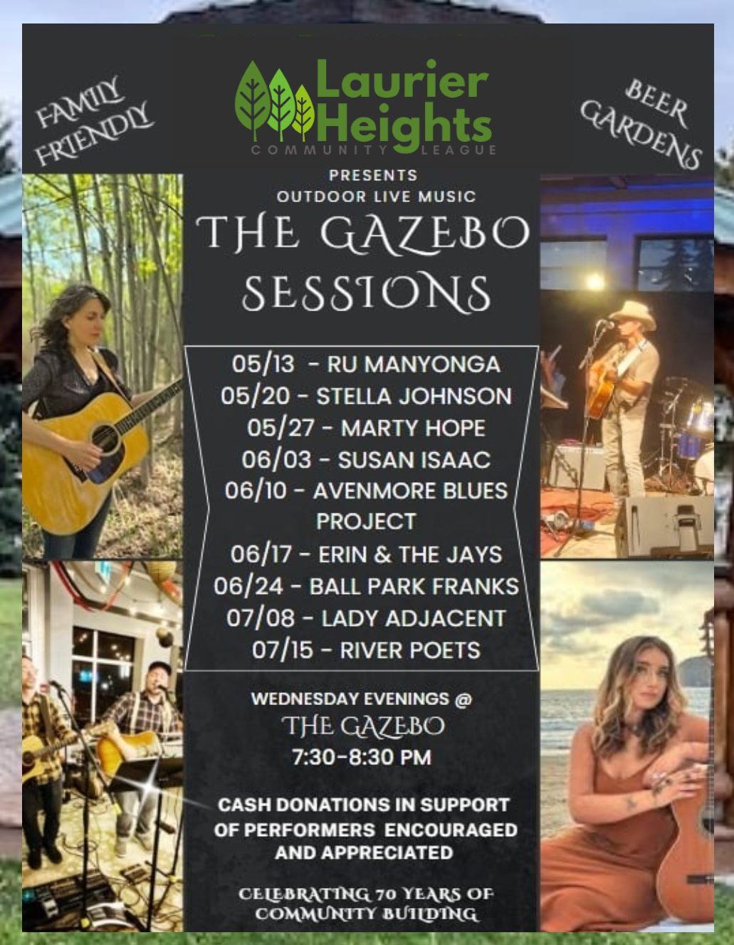 Wednesday Gazebo Sessions