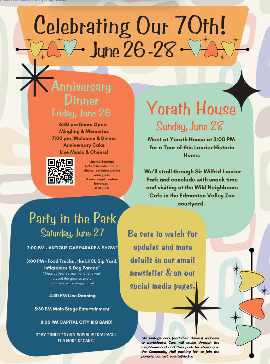 Laurier Heights 70th Anniversary Weekend