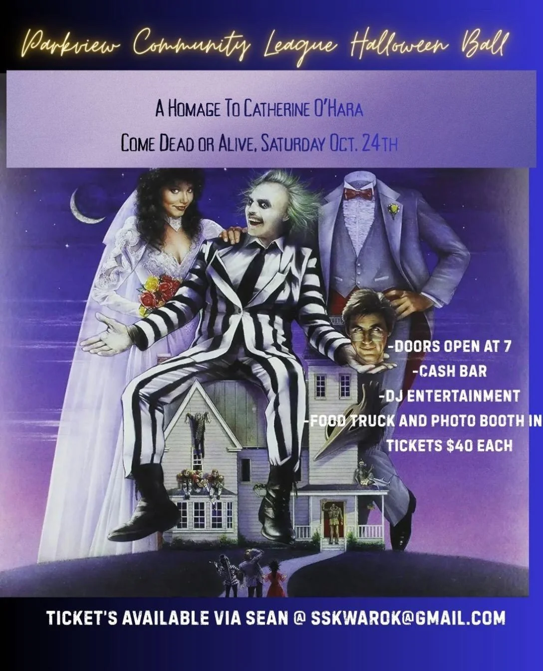 Laurier Heights community members - you&rsquo;re invited to @parkviewcommunityleague&rsquo;s Halloween Ball next weekend! Get your tickets this week to join the fun!