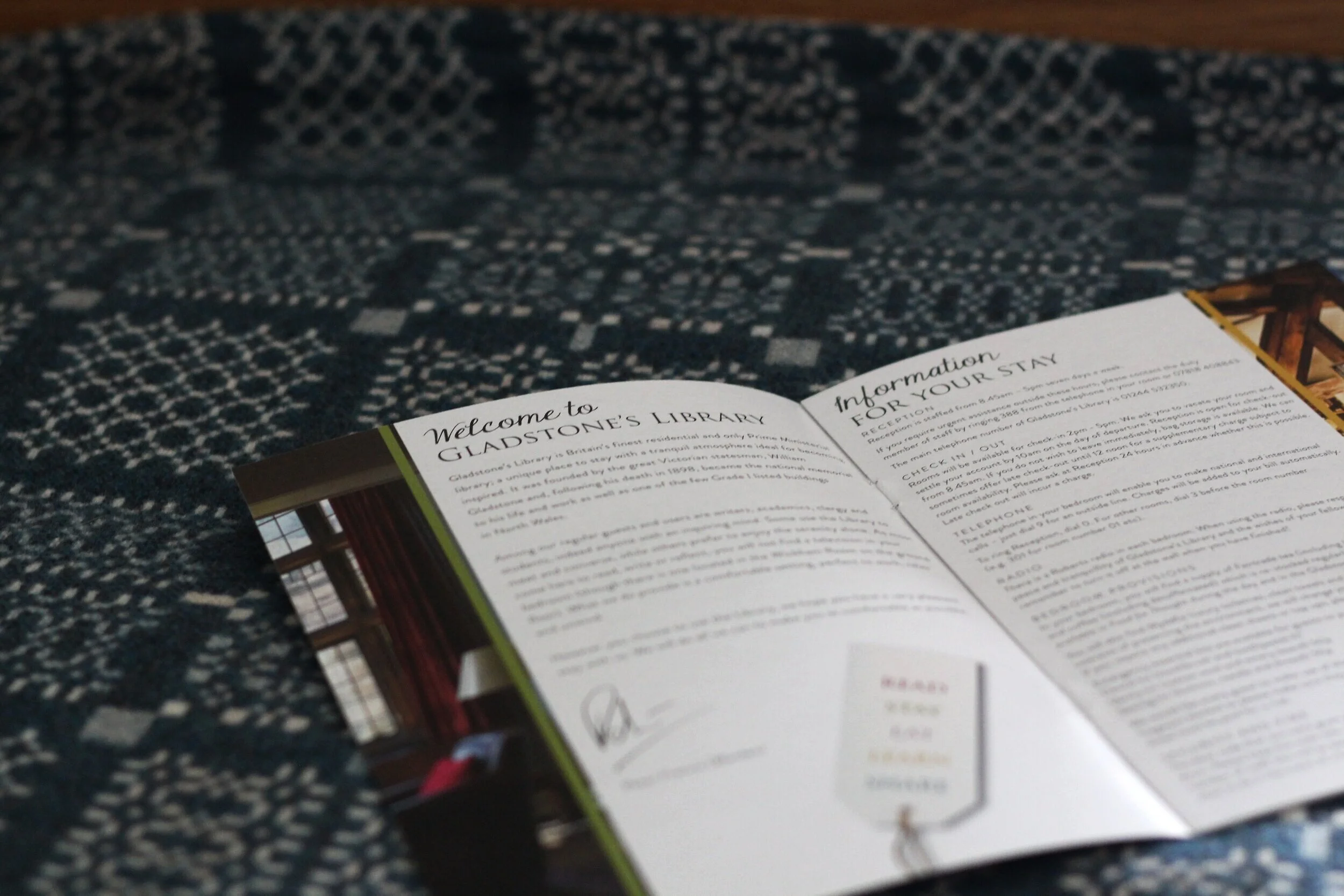 Our Bedroom at Gladstone's Library