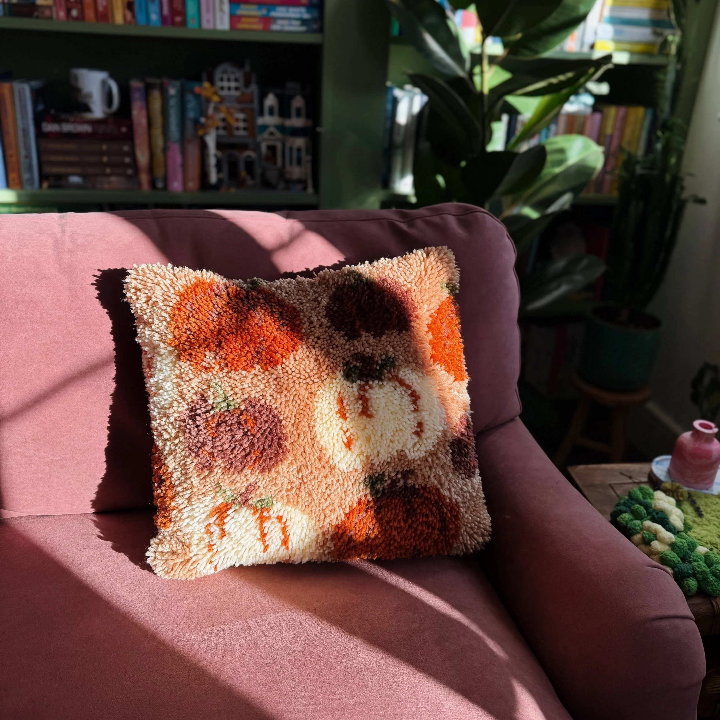 Latch Hook Cushion Kit Review - Craft Club Co