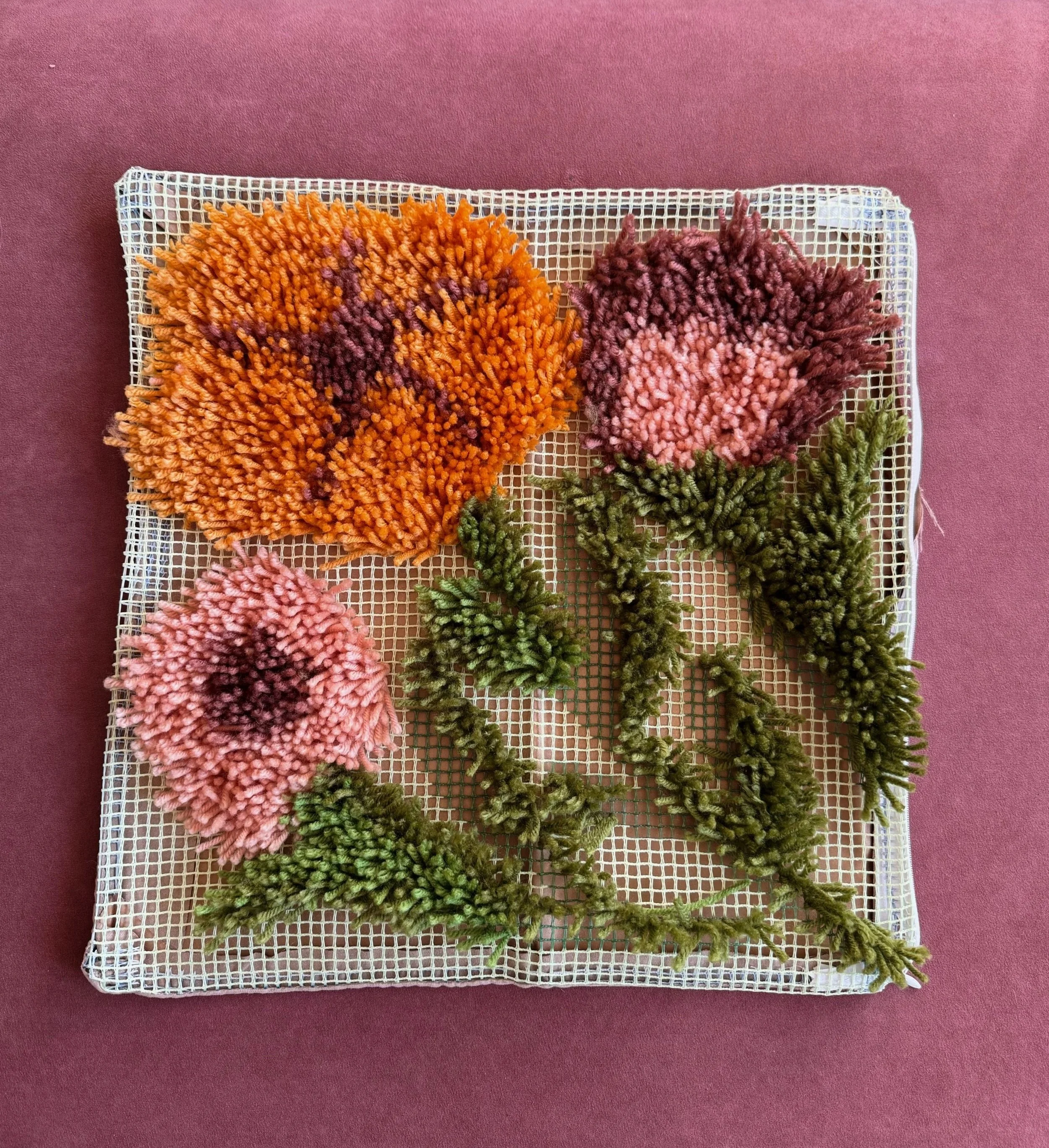 Latch Hook Cushion Kit Review