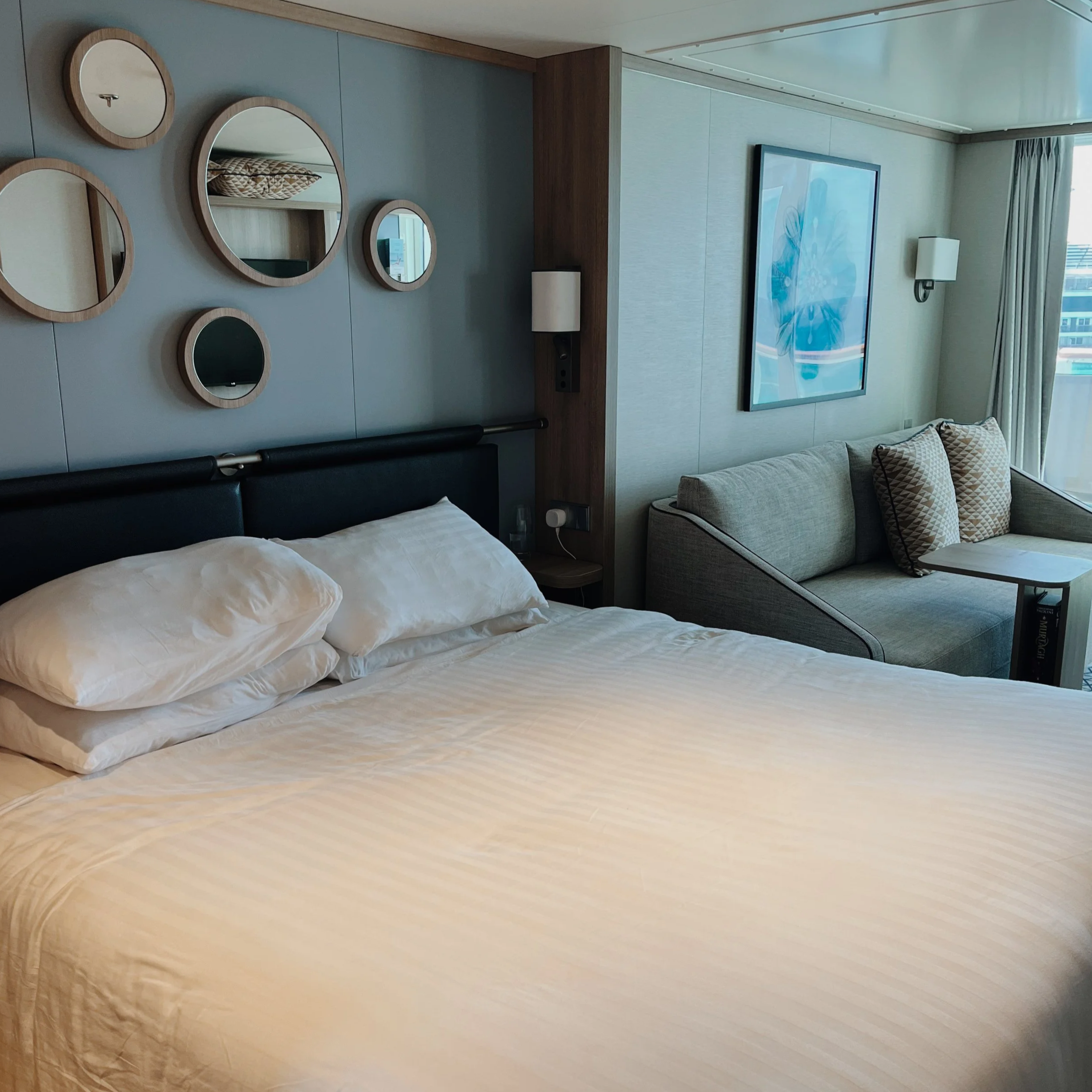 Inside my balcony cabin 11317