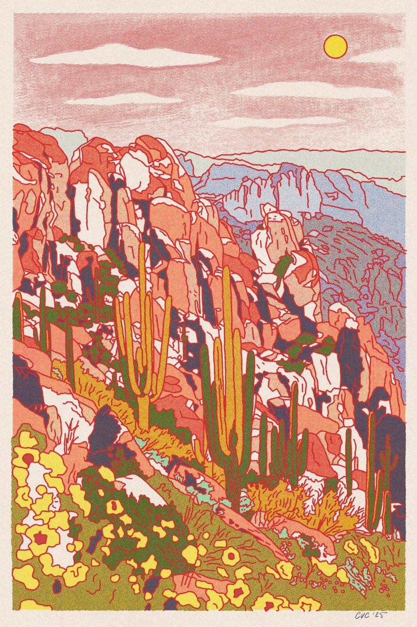 Desert Spring 24"x36" Print