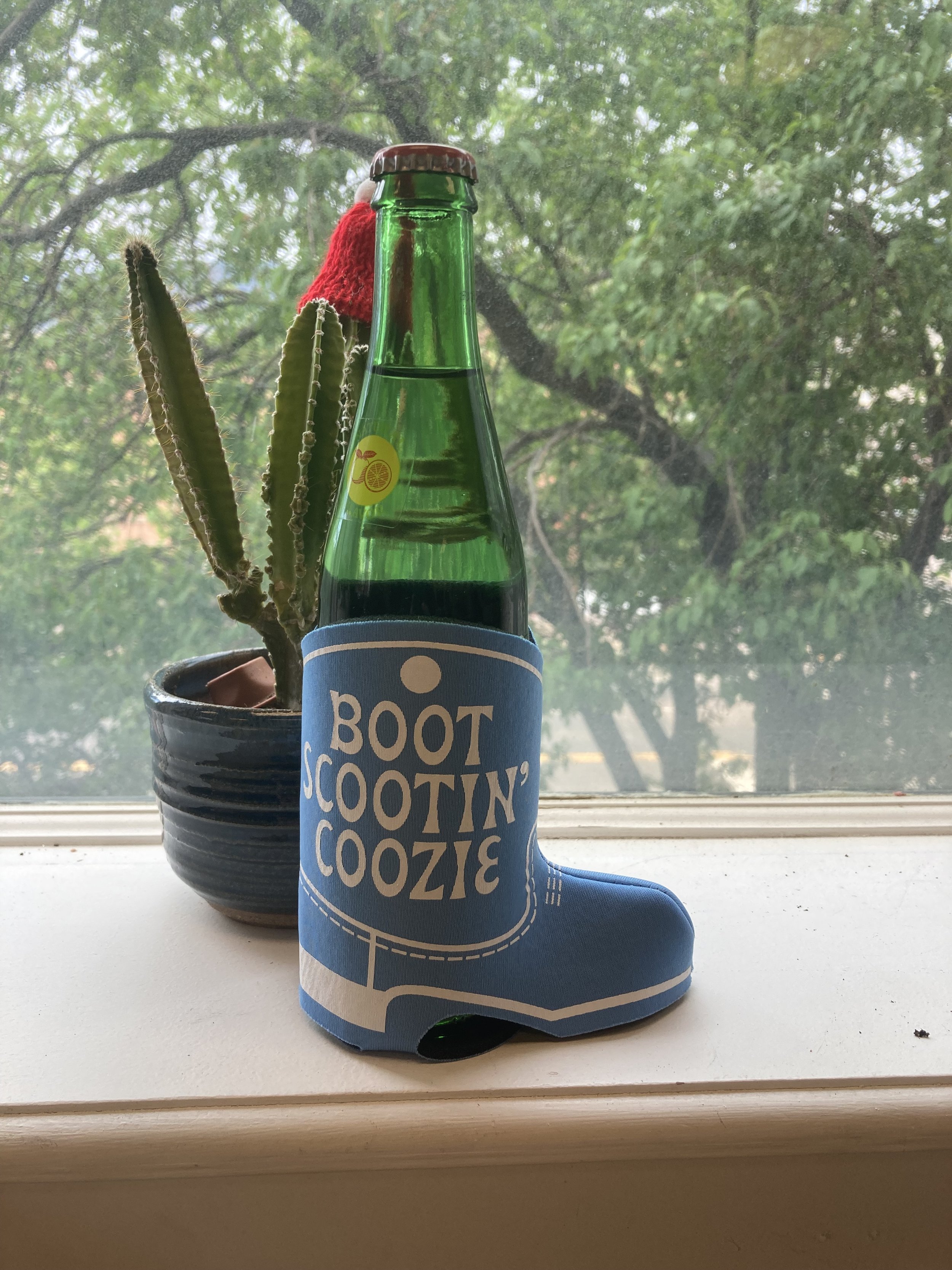 Boot-Scootin' Coozie - Caroline Blue