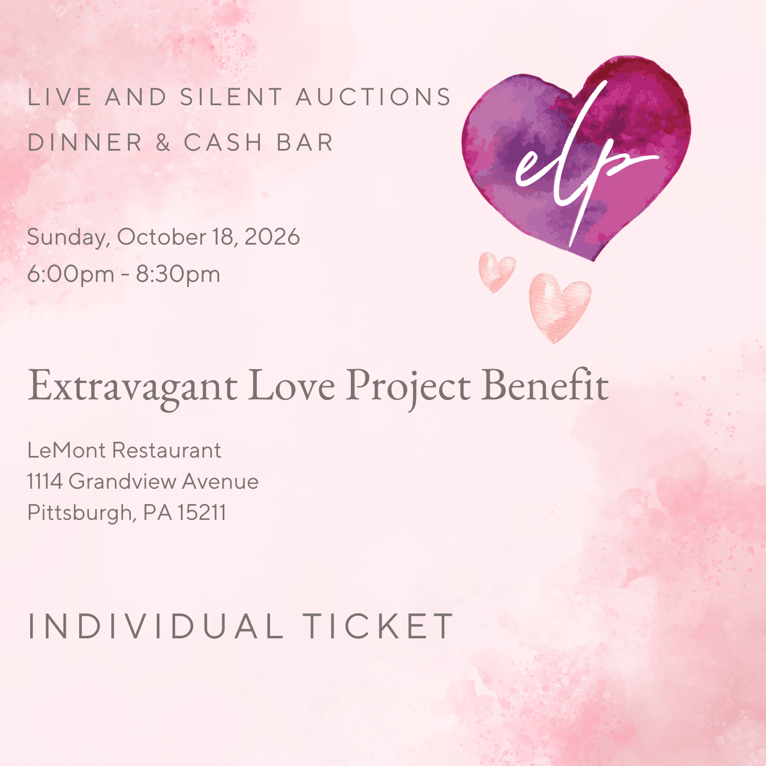 ELP 2026 Benefit Individual Ticket