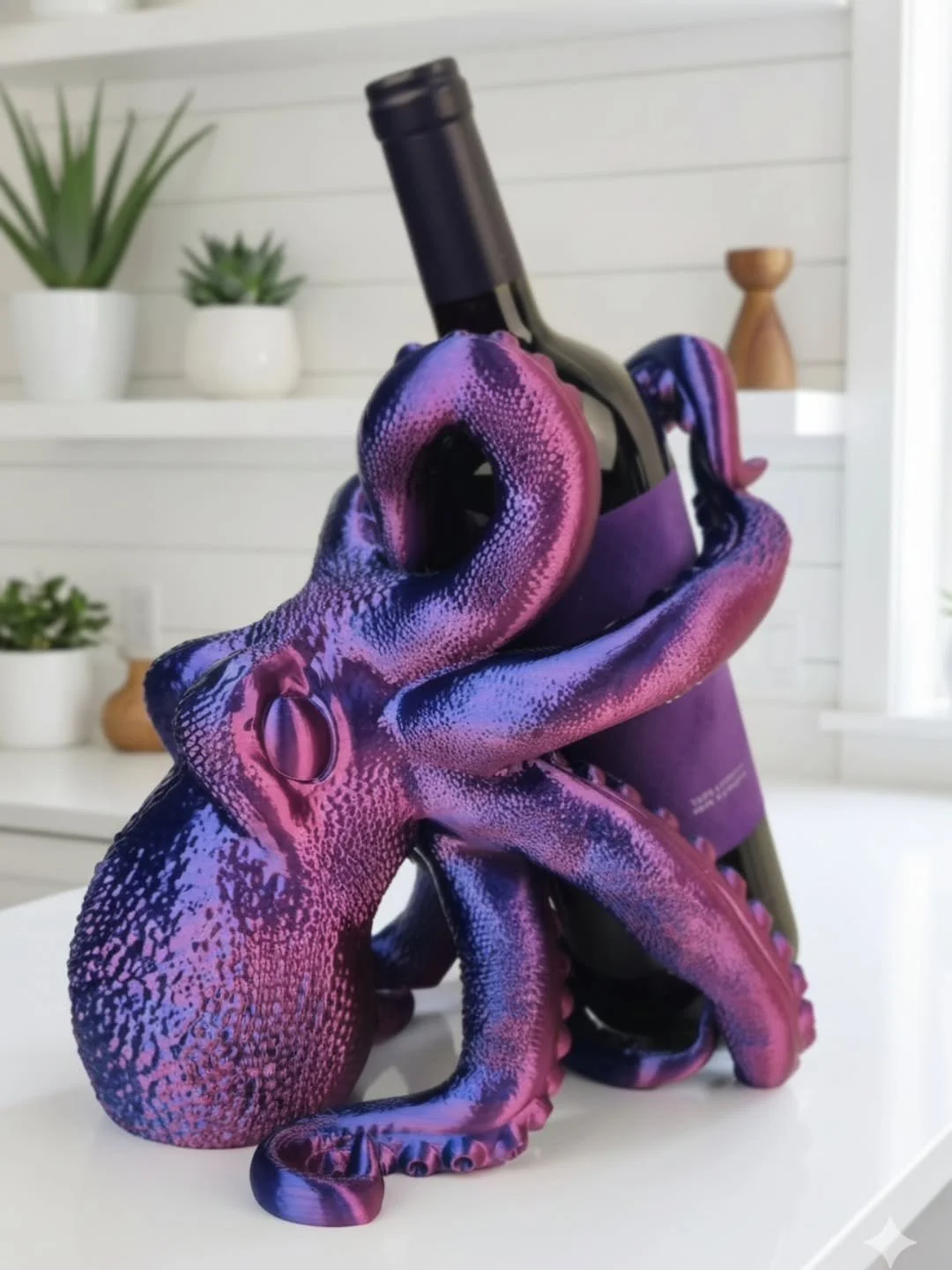 Get your wine lover in your life this beautiful wine bottle holder!

PTRprints on Etsy