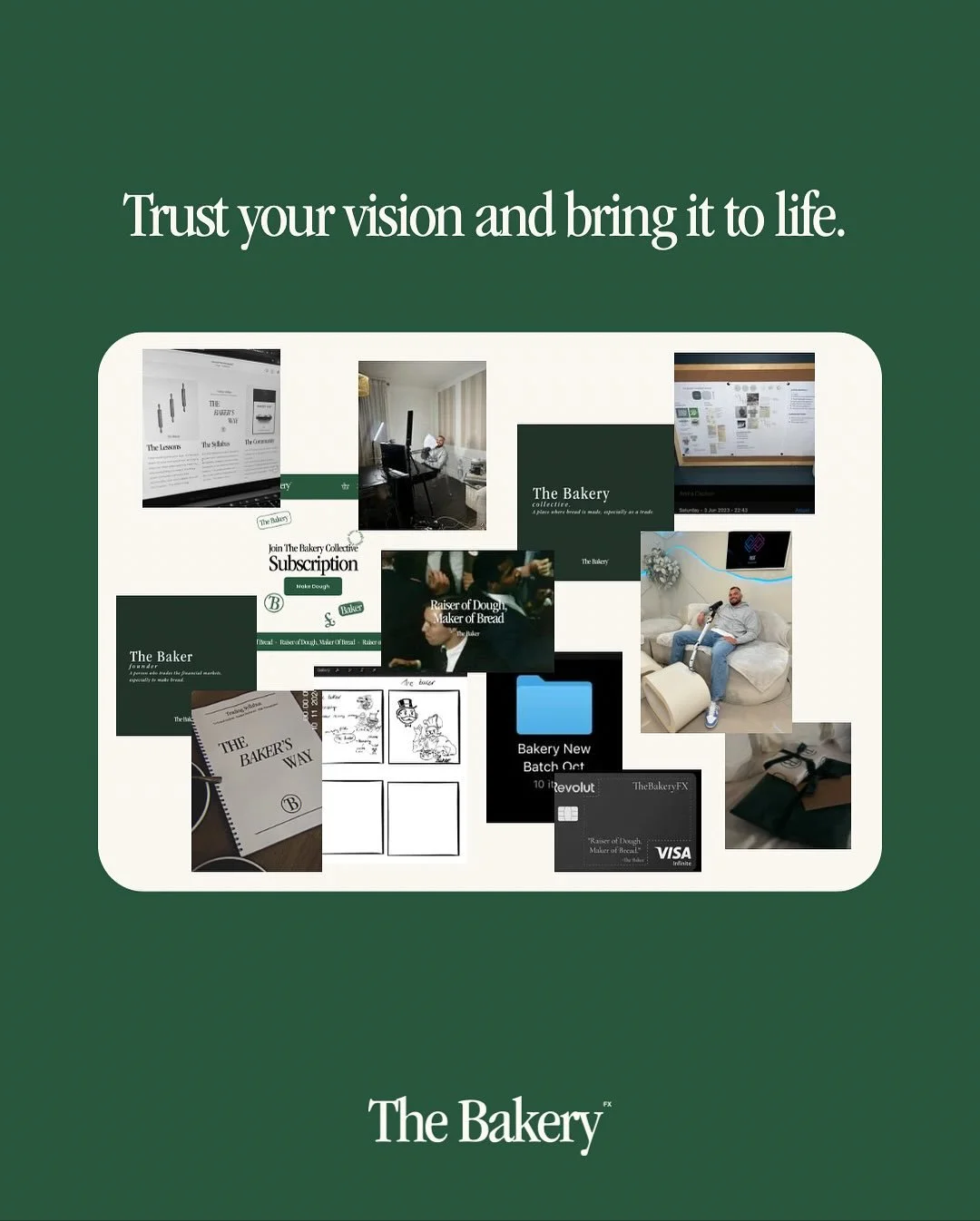 Focus on my vision when it don&rsquo;t feel right 👁️

Time flies, little milestones being achieved, the mission is still the same. 

To be the coolest trading brand in the internet.

The type of cool when you say &ldquo;ohhh he&rsquo;s got it&rdquo;
