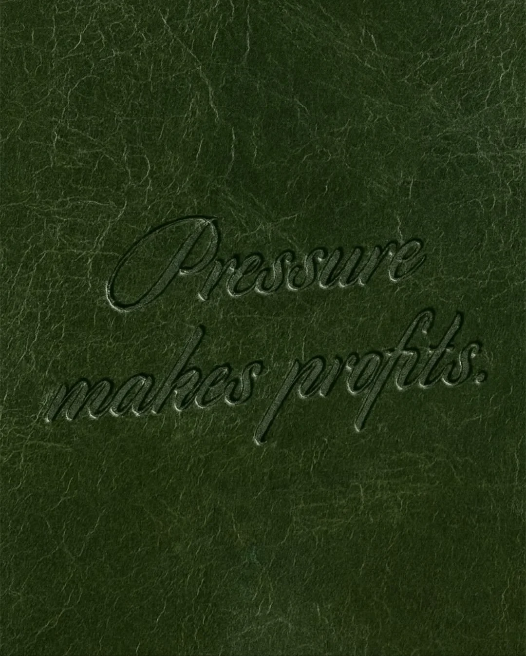 Pressure 💎🫰🏼

Can you perform under pressure? 

Under the bright lights? 

In the arena of spectators? 

&ldquo;Raiser of Dough, Maker of Bread&rdquo; - The Baker