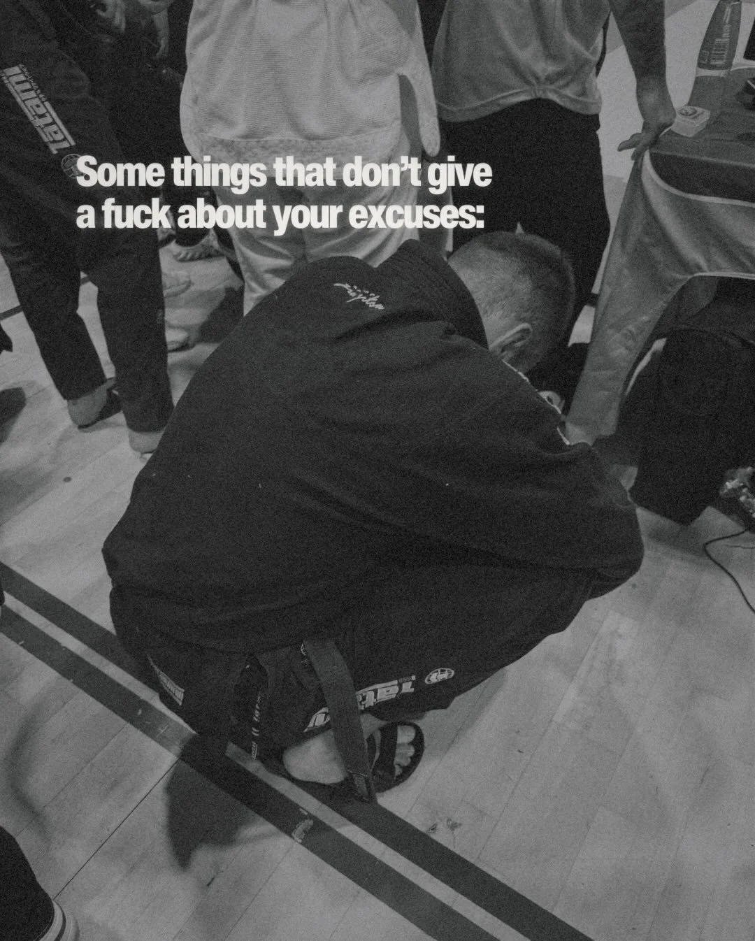 F*ck your excuses, nobody cares 🏁

There&rsquo;s always someone with less than you doing more than you, get to work.

&ldquo;Raiser of Dough, Maker of Bread&rdquo; - The Baker