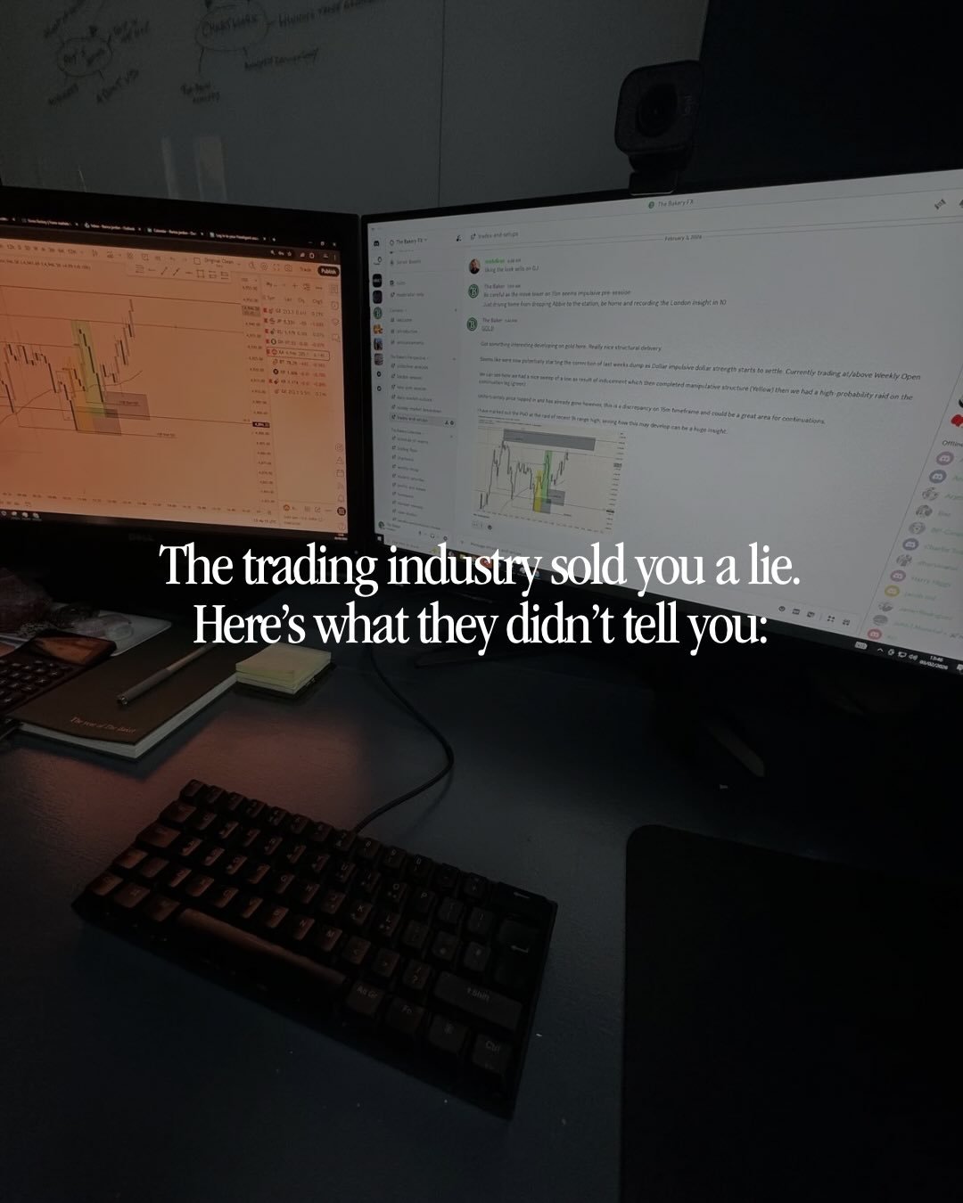 5 truths of trading. 

120+ people being shown it daily. 

Link in bio.