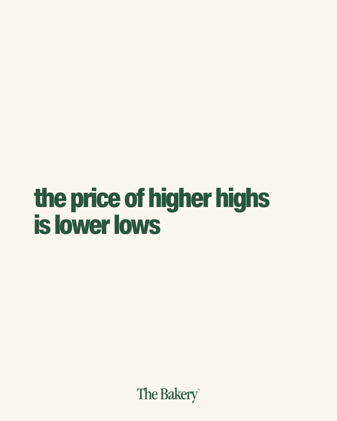Gotta experience lower lows before we get higher highs 📈

That relates to the charts and to life.