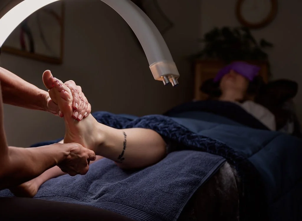 Peditation pedicure and meditation