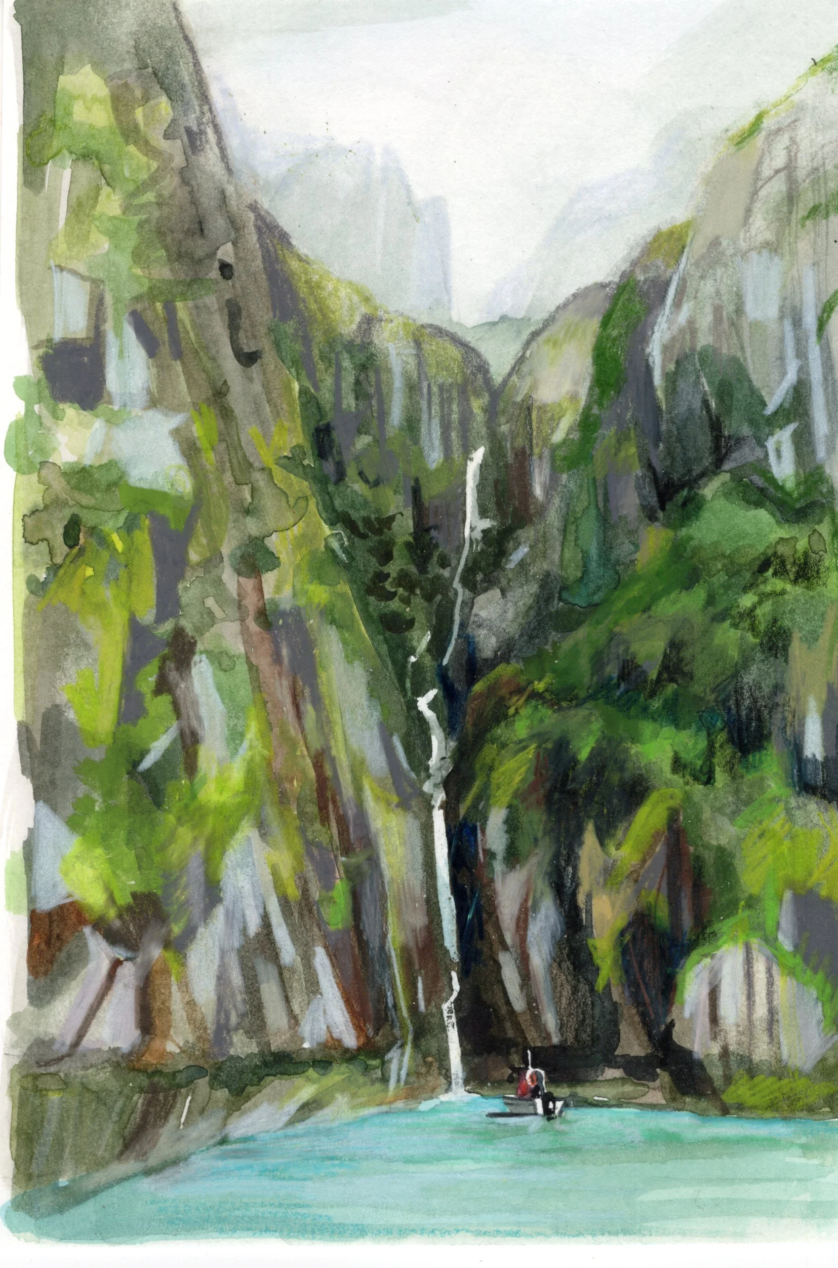Waterfall I - Fine Art Print