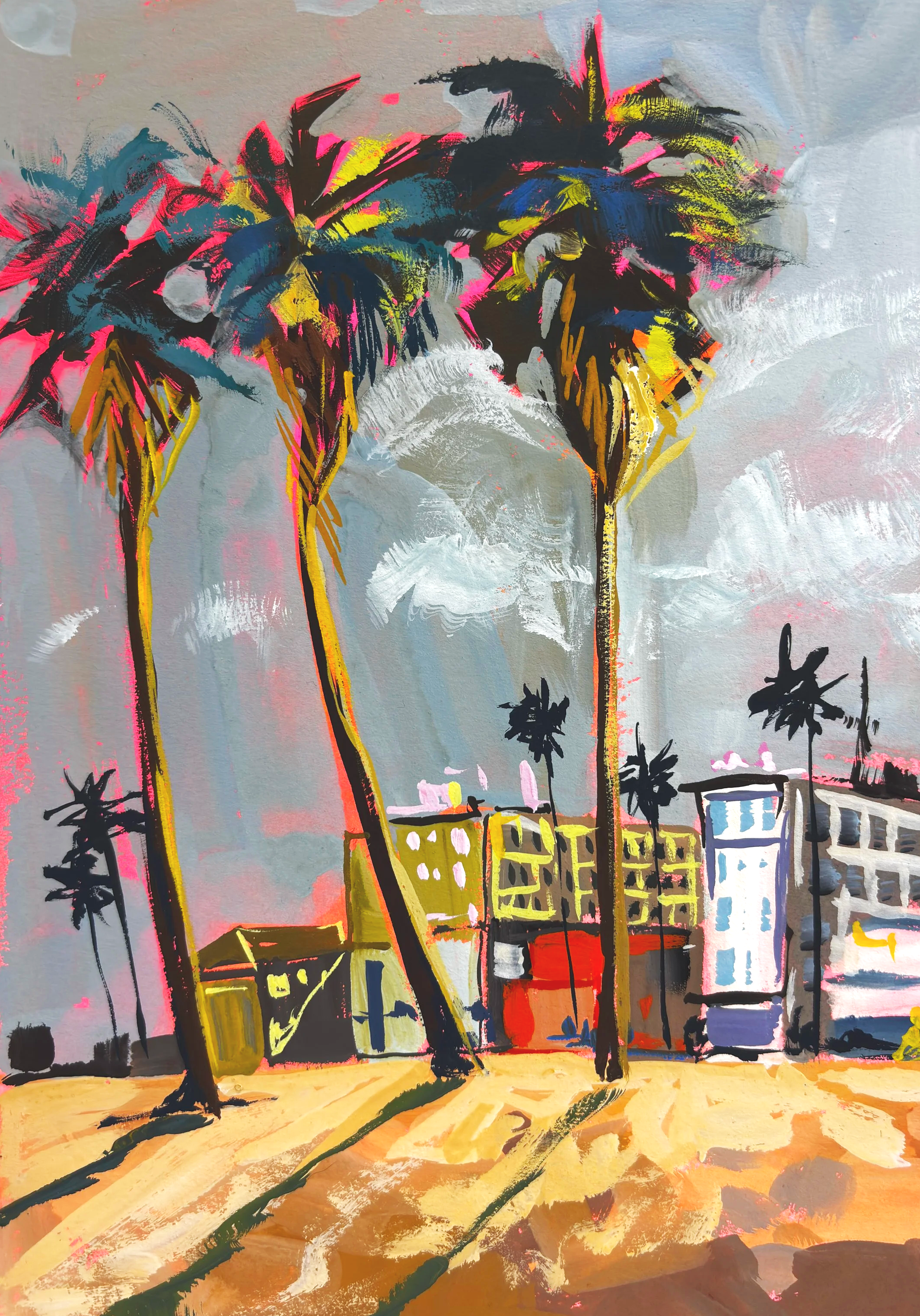 Pink Palms