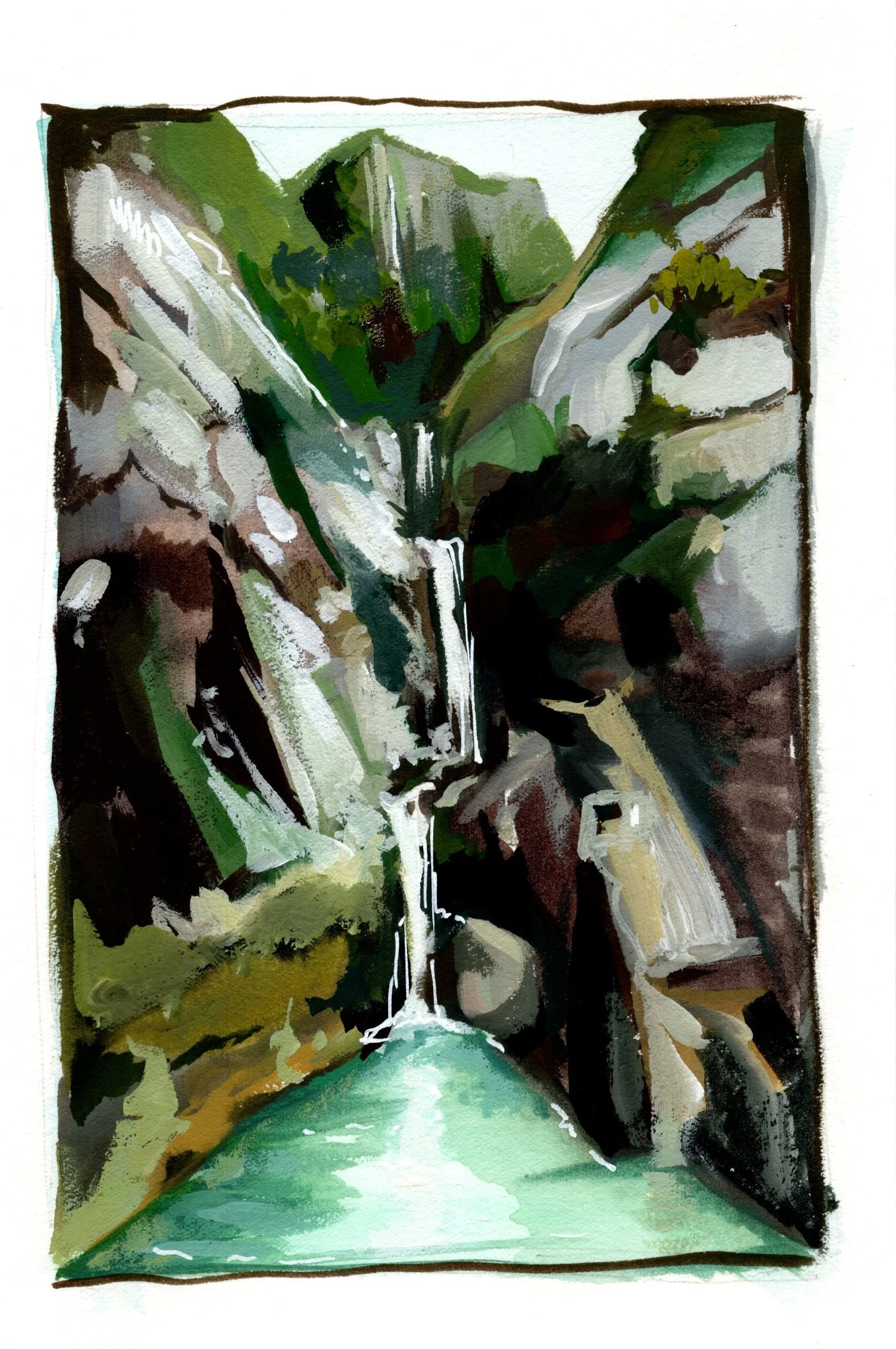 Waterfall II - Fine Art Print