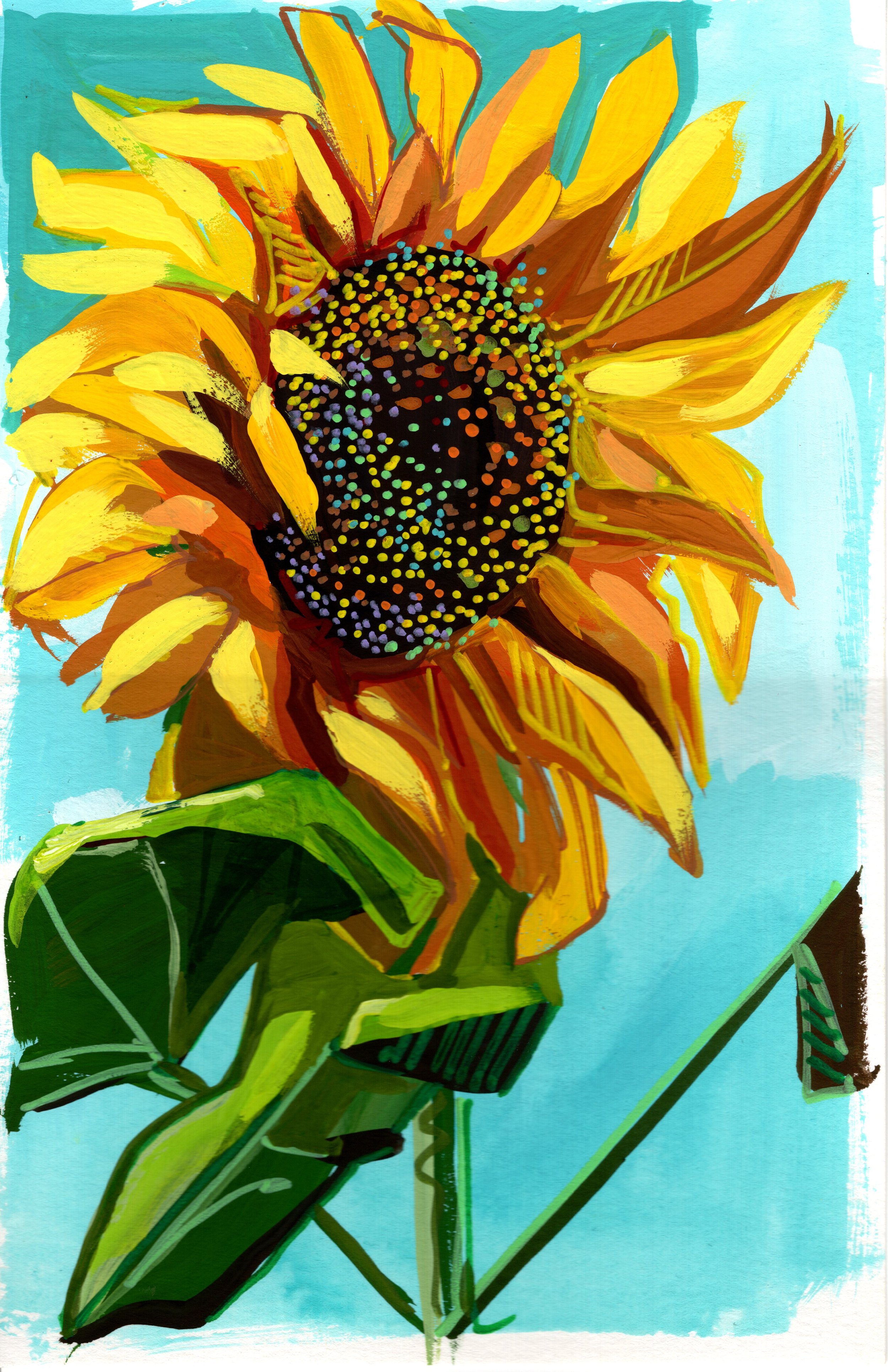 Fun Sunflower - Fine Art Print