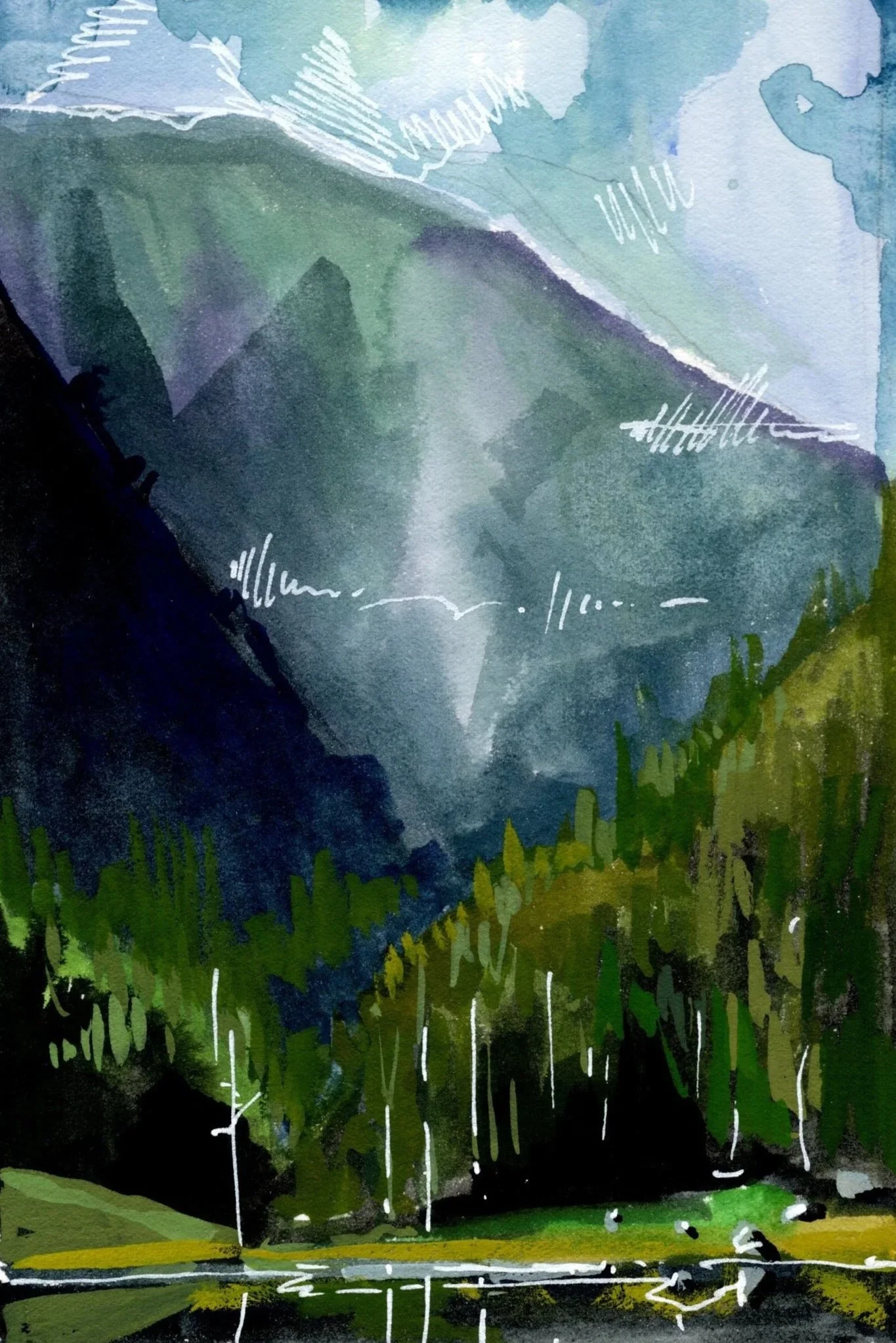 Alaska Mountains II - Fine Art Print