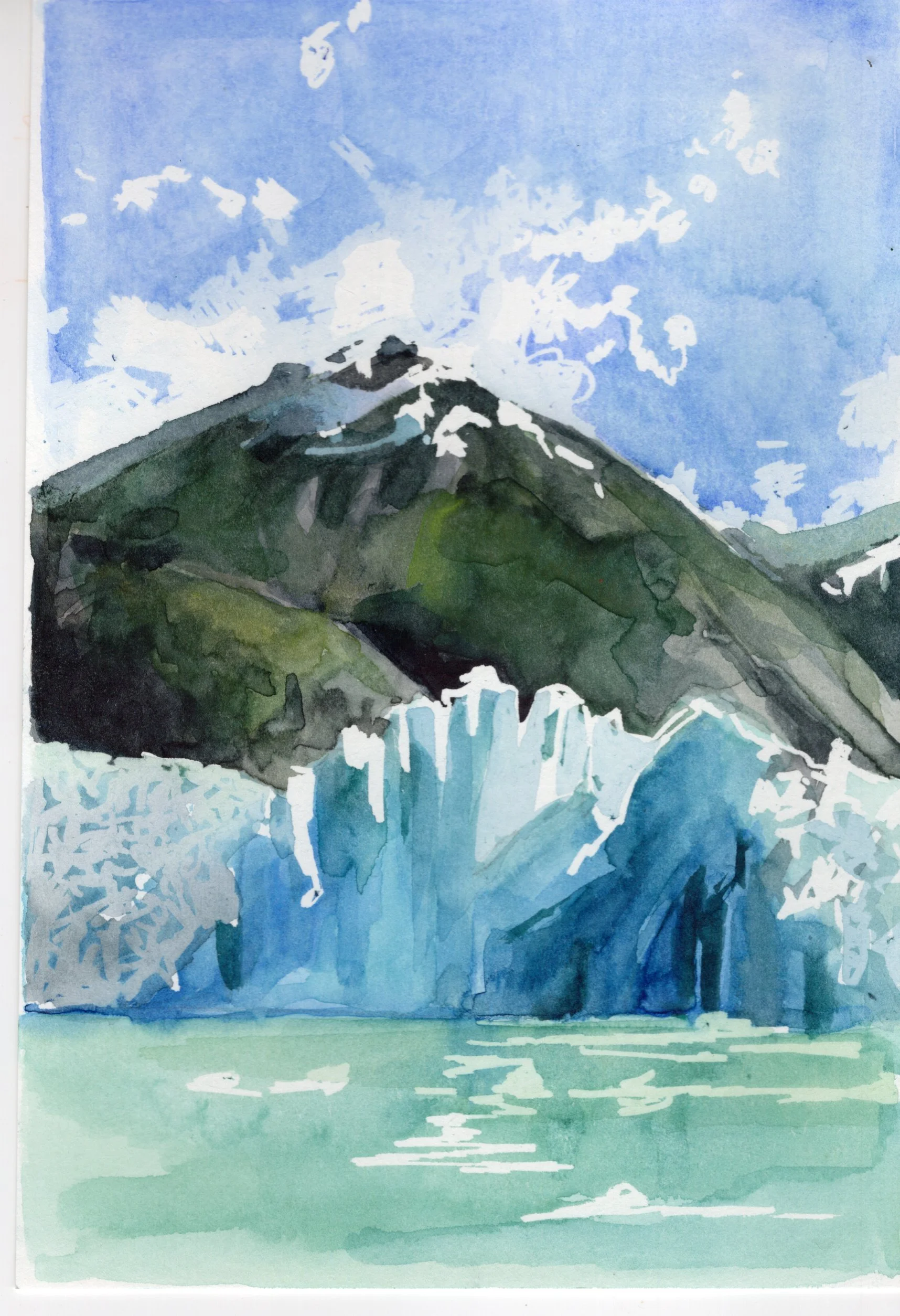 Dawes Glacier II - Fine Art Print
