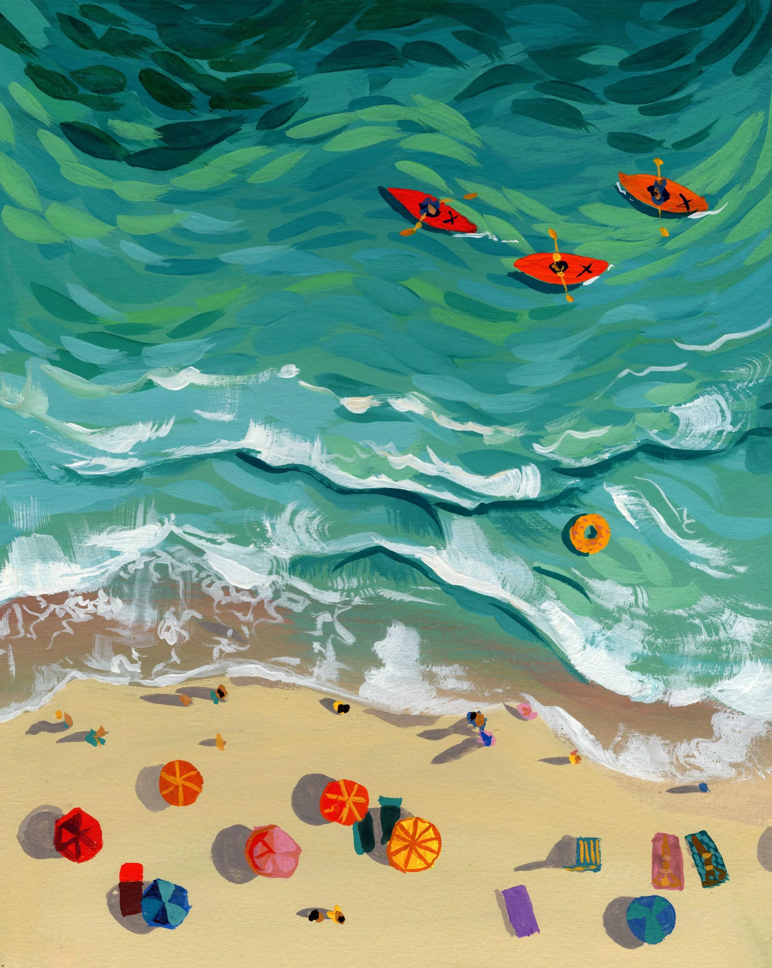 Aerial Beach III - Fine Art Print
