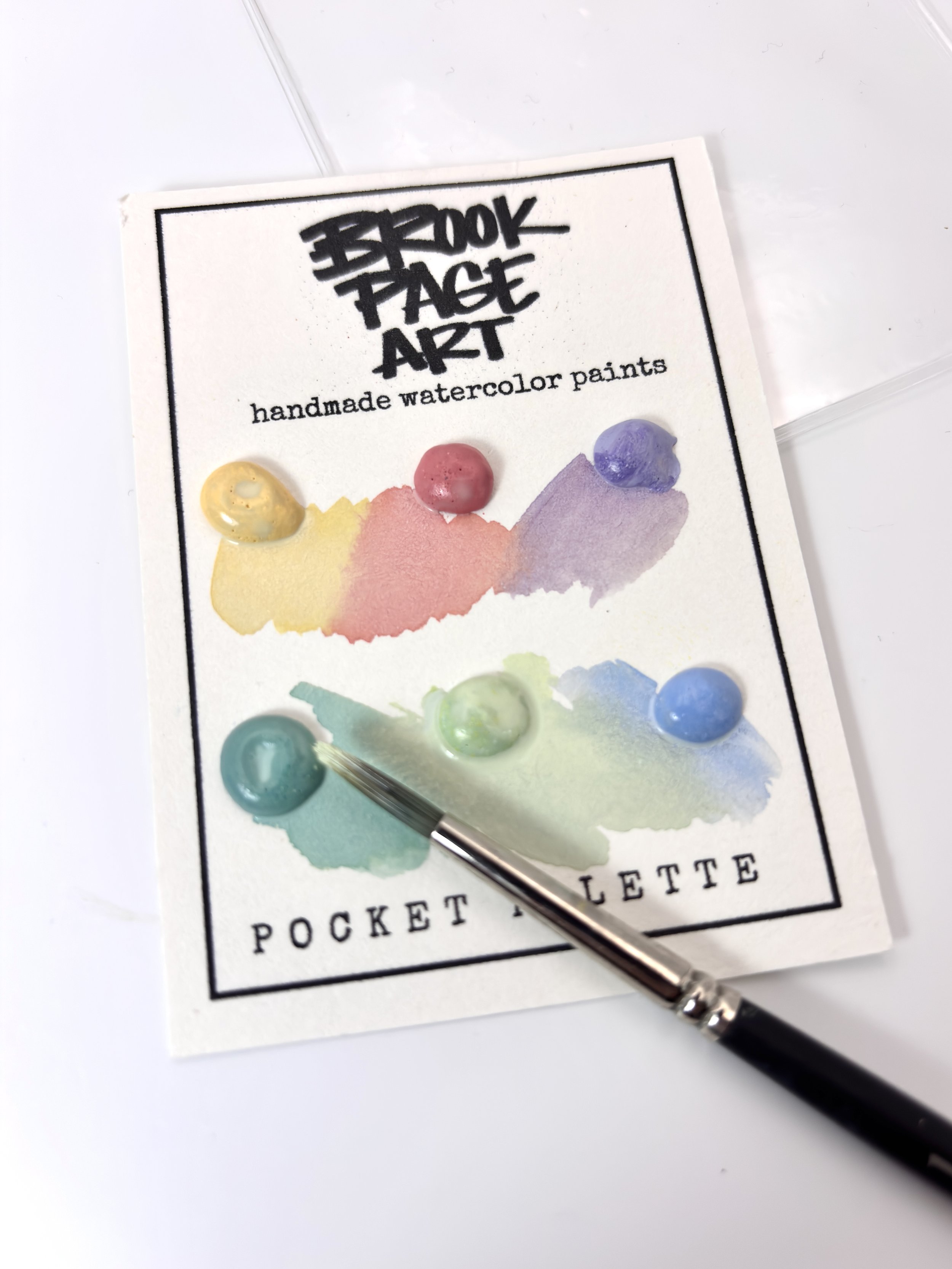 Pocket Palettes — Handmade Watercolor Dots