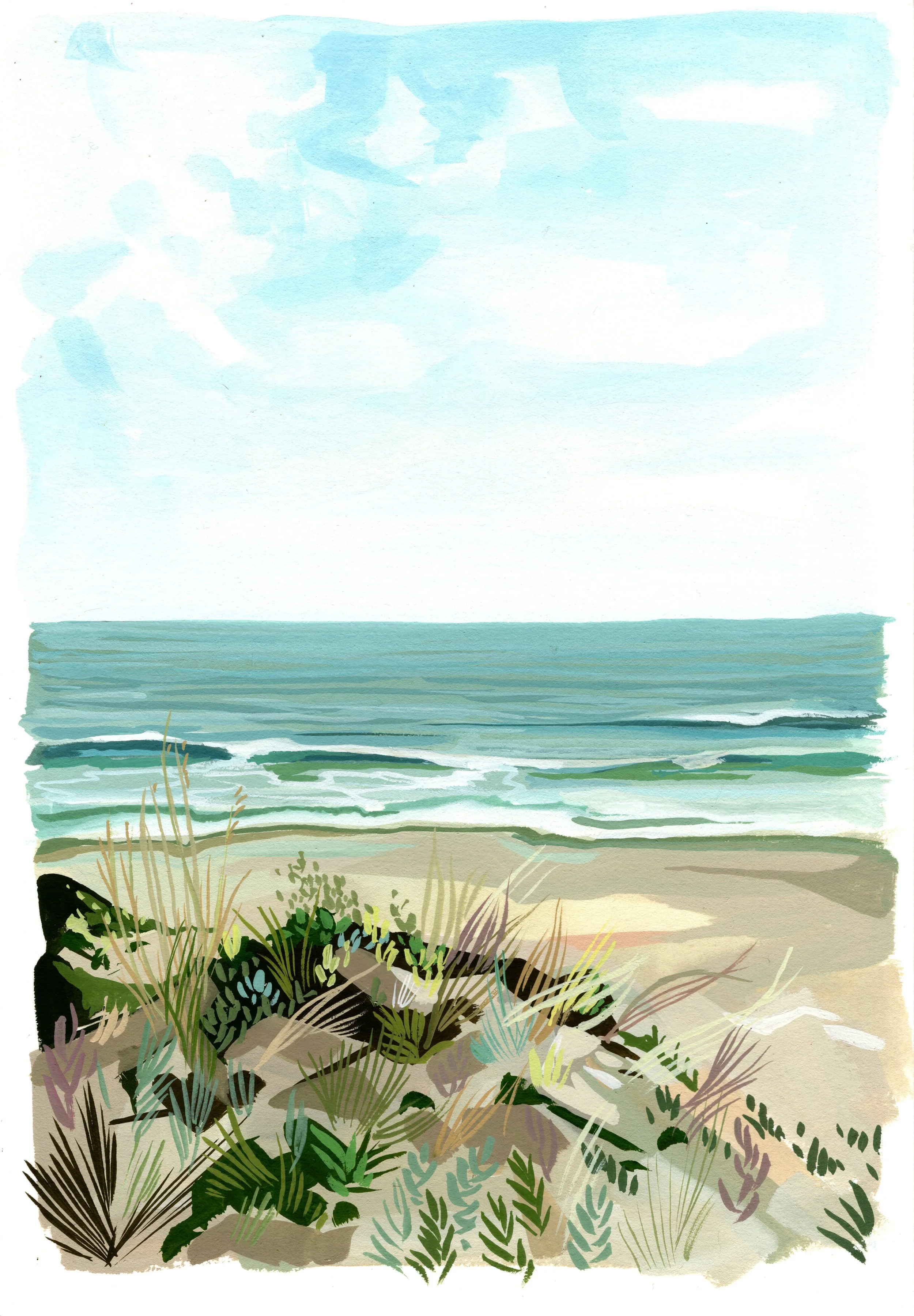 Coastal Grasses - Fine Art Print