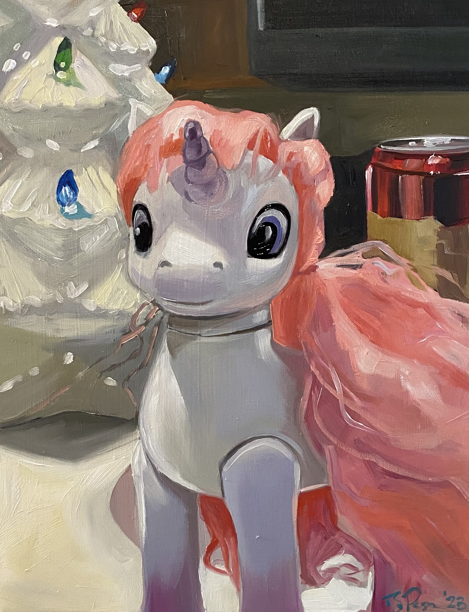 Unicorn - 11x14" oil on cradled panel 2023