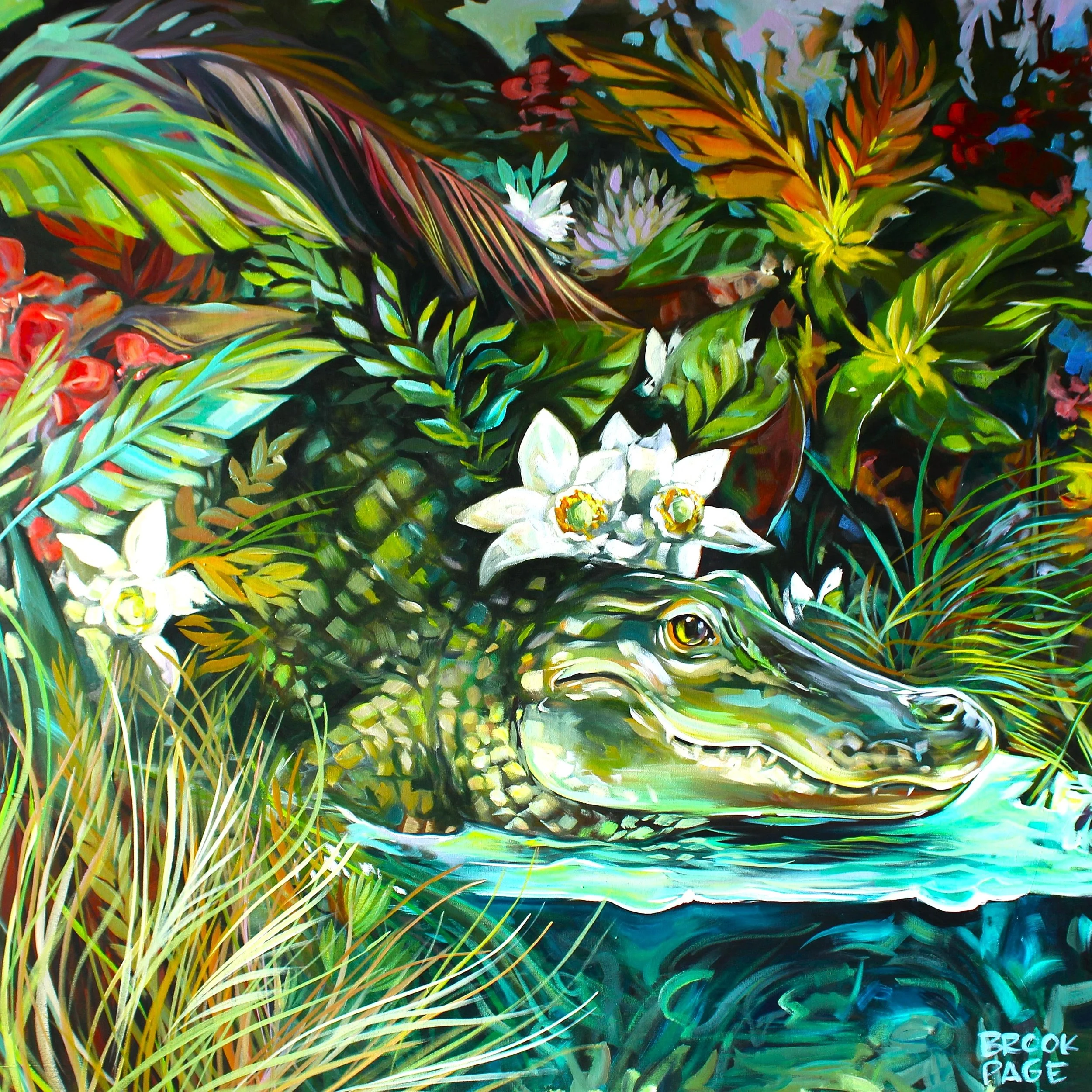 Gator Garden - Fine Art Print