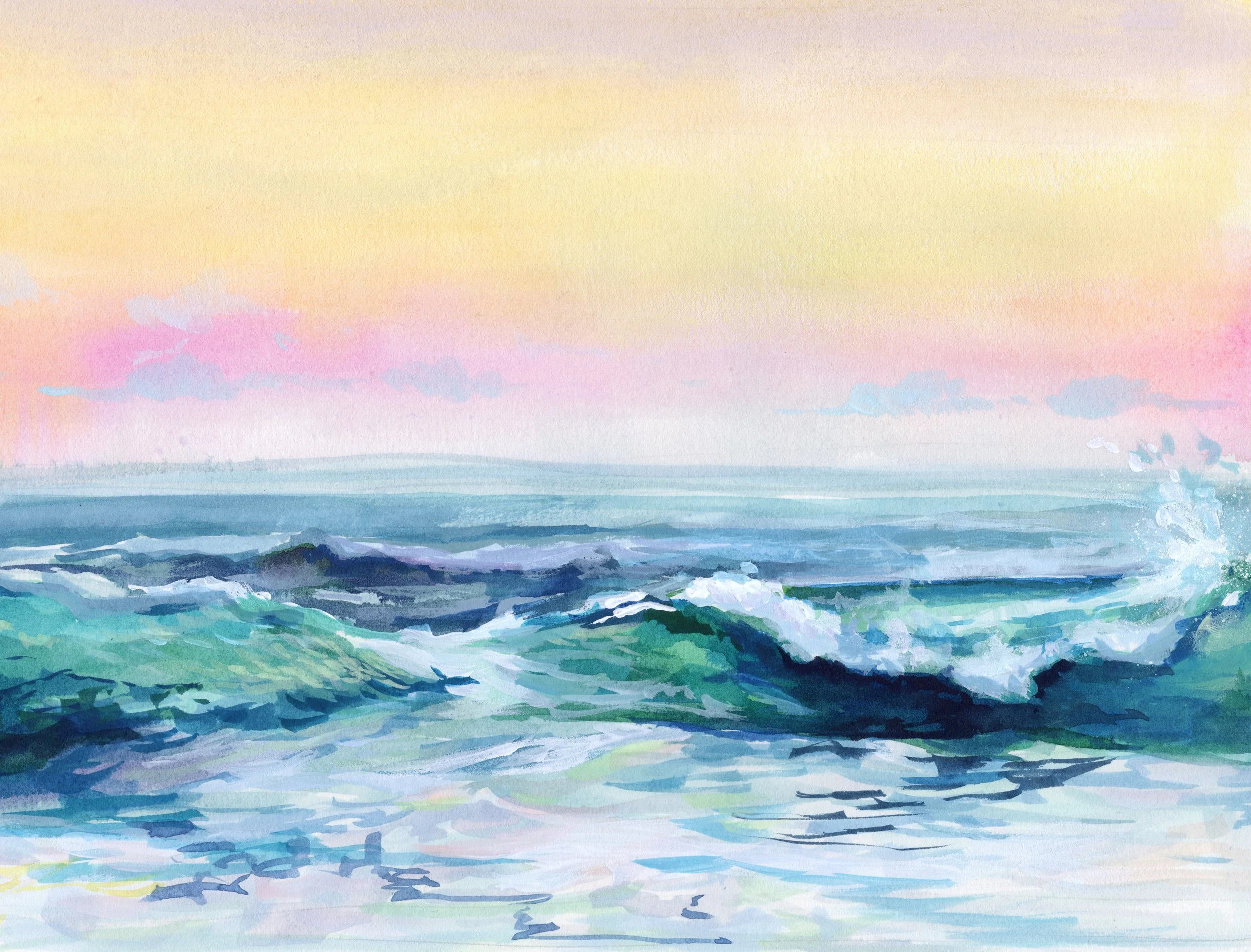 Newport Waves - Fine Art Print
