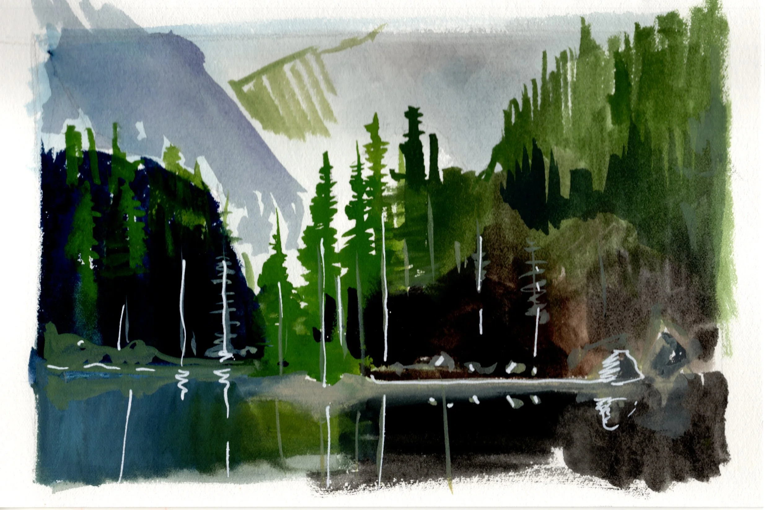 Alaska Mountains I - Fine Art Print