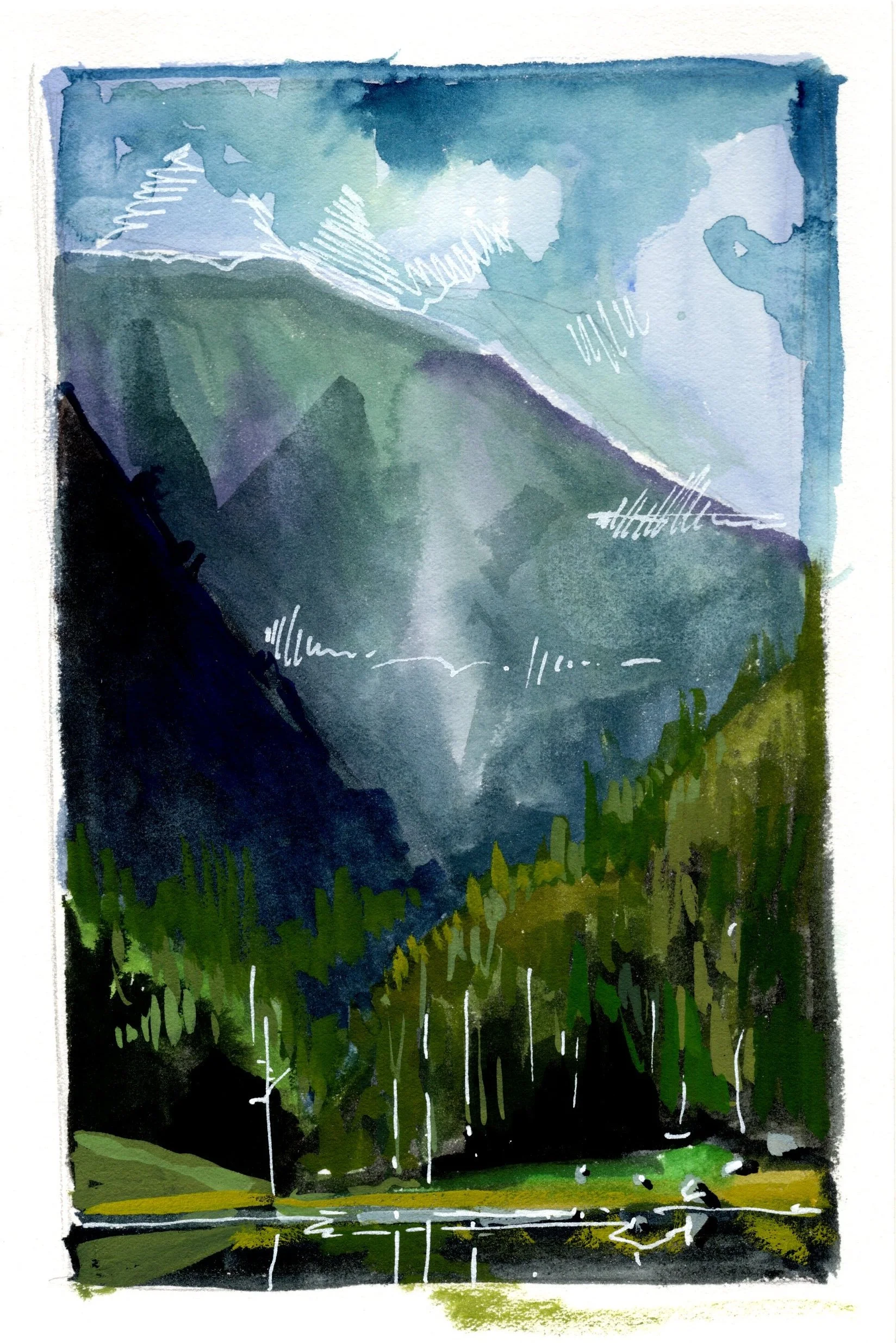 Alaska Mountains II - Fine Art Print