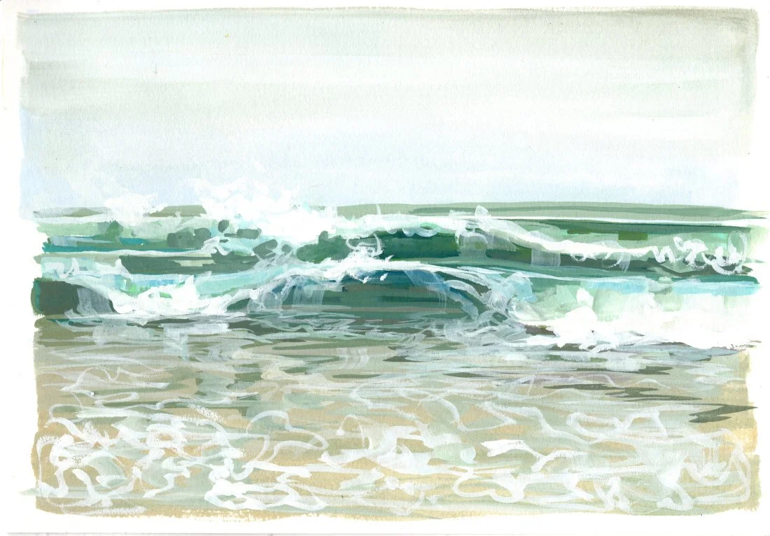 Two Waves - Fine Art Print