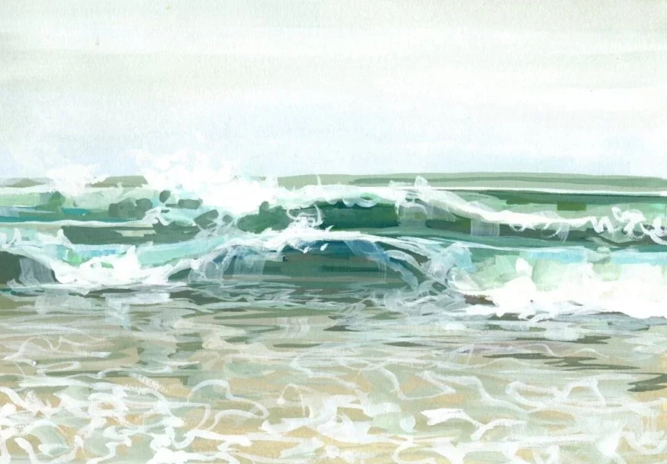 Two Waves - Fine Art Print
