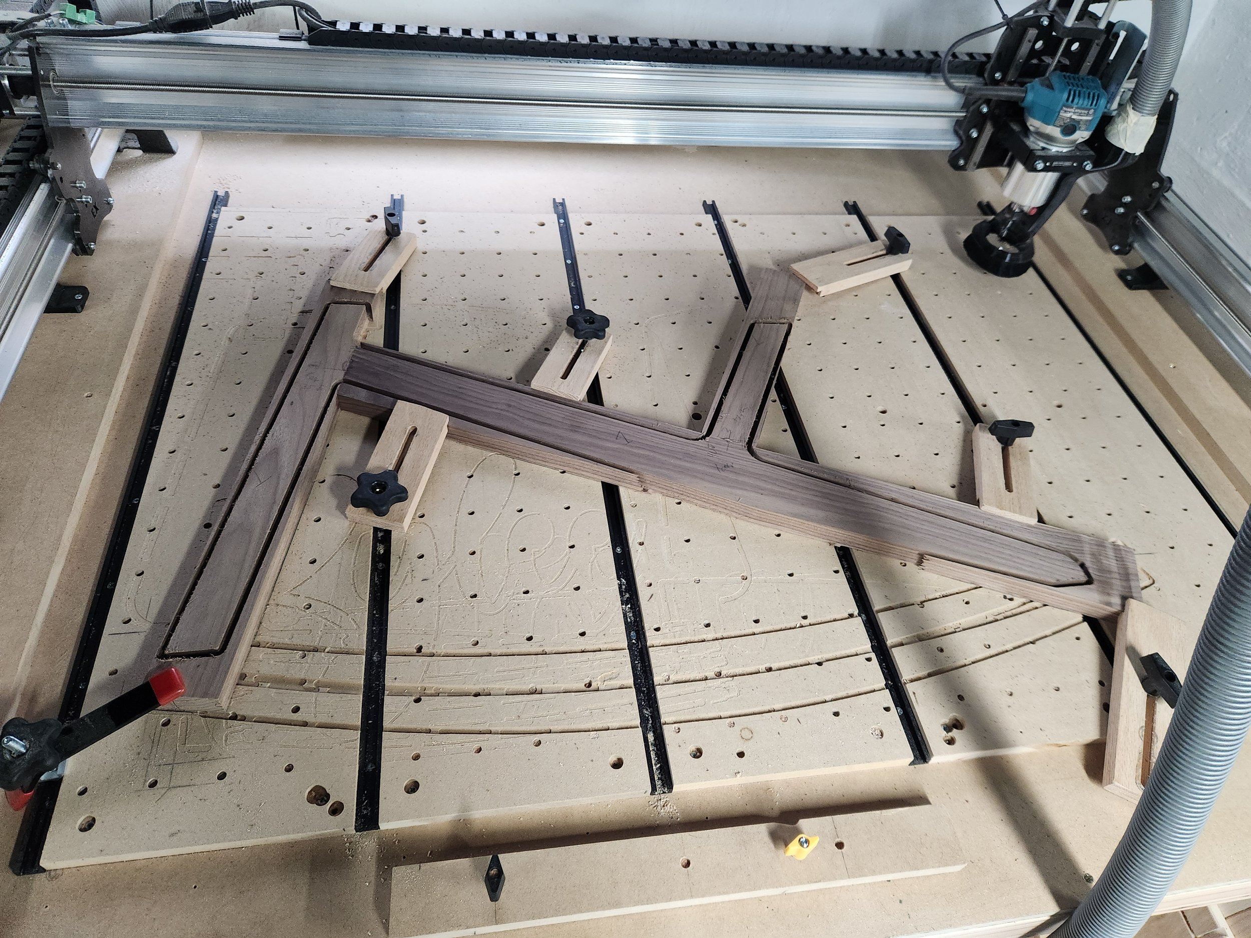 Lounge Chair legs in CNC