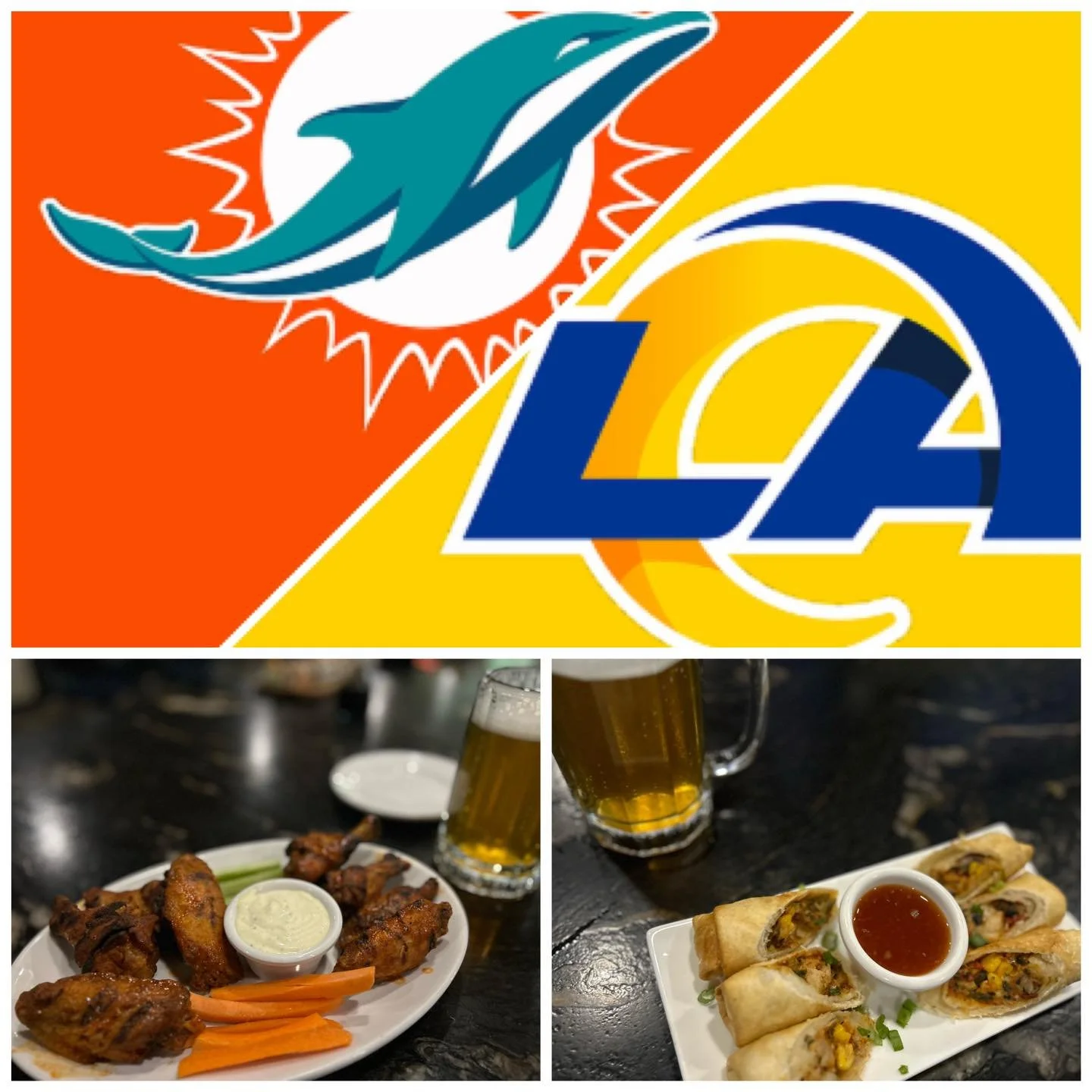 MNF never tasted so good! Join us tonight for the dolphins vs rams, 2-for-1 beer specials and **10 cent wings. The fun runs from 5-9p. 
10 cent wings with purchase of beer or mixed drink.  #honkytonknational