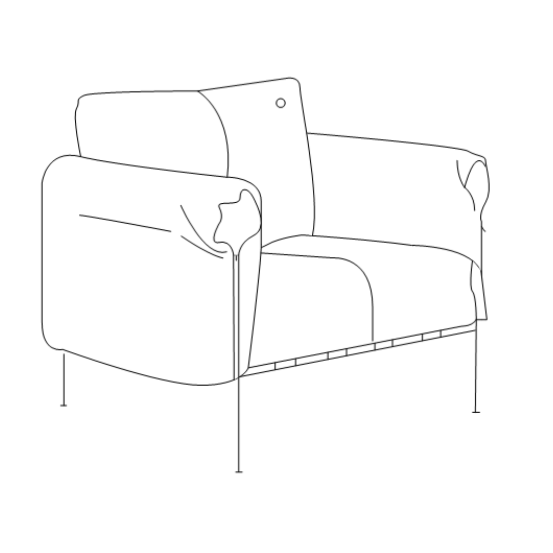 Poltrona Bro 093x083x075