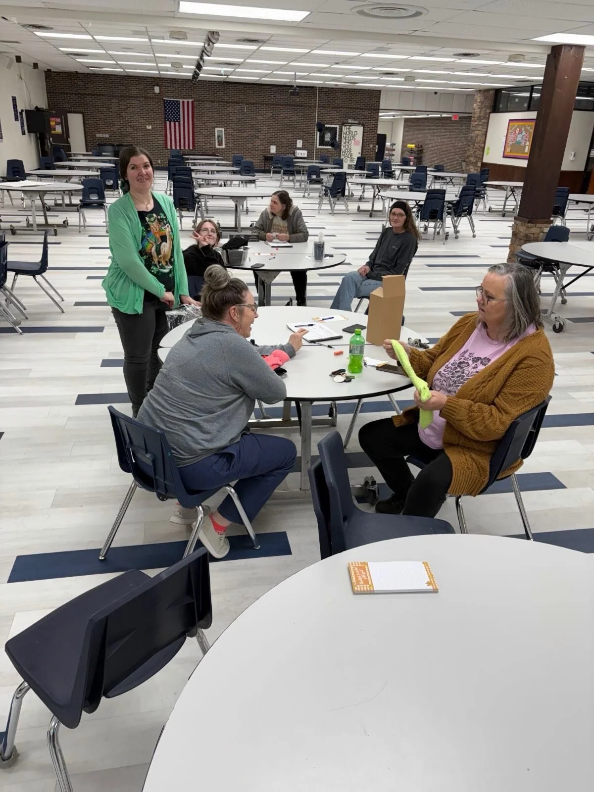 Who says we can&rsquo;t have fun on spring break? 😎 Our team in Vinita got together yesterday for Lunch Lady Bunco! #KeystoneFoodservice #springbreak