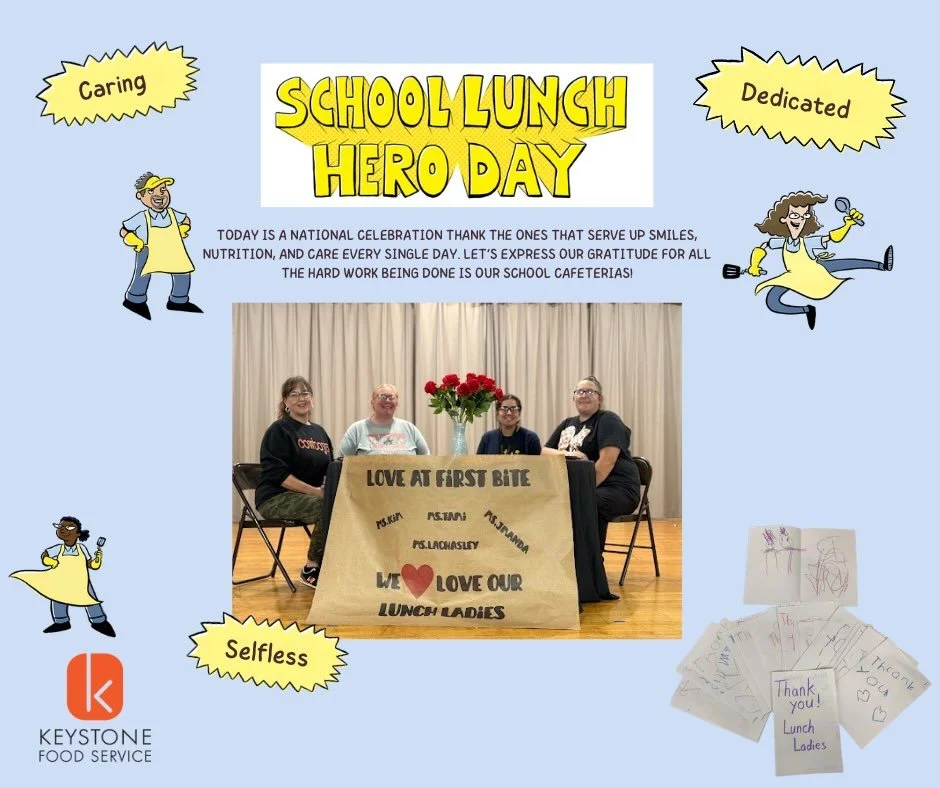 It&rsquo;s School Lunch Hero Day!&nbsp;🚀🍎

Shoutout to the real superheroes behind the serving line&mdash;keeping students fueled, smiling, and ready to learn! Drop a&nbsp;❤️ &nbsp;below to show your appreciation!
