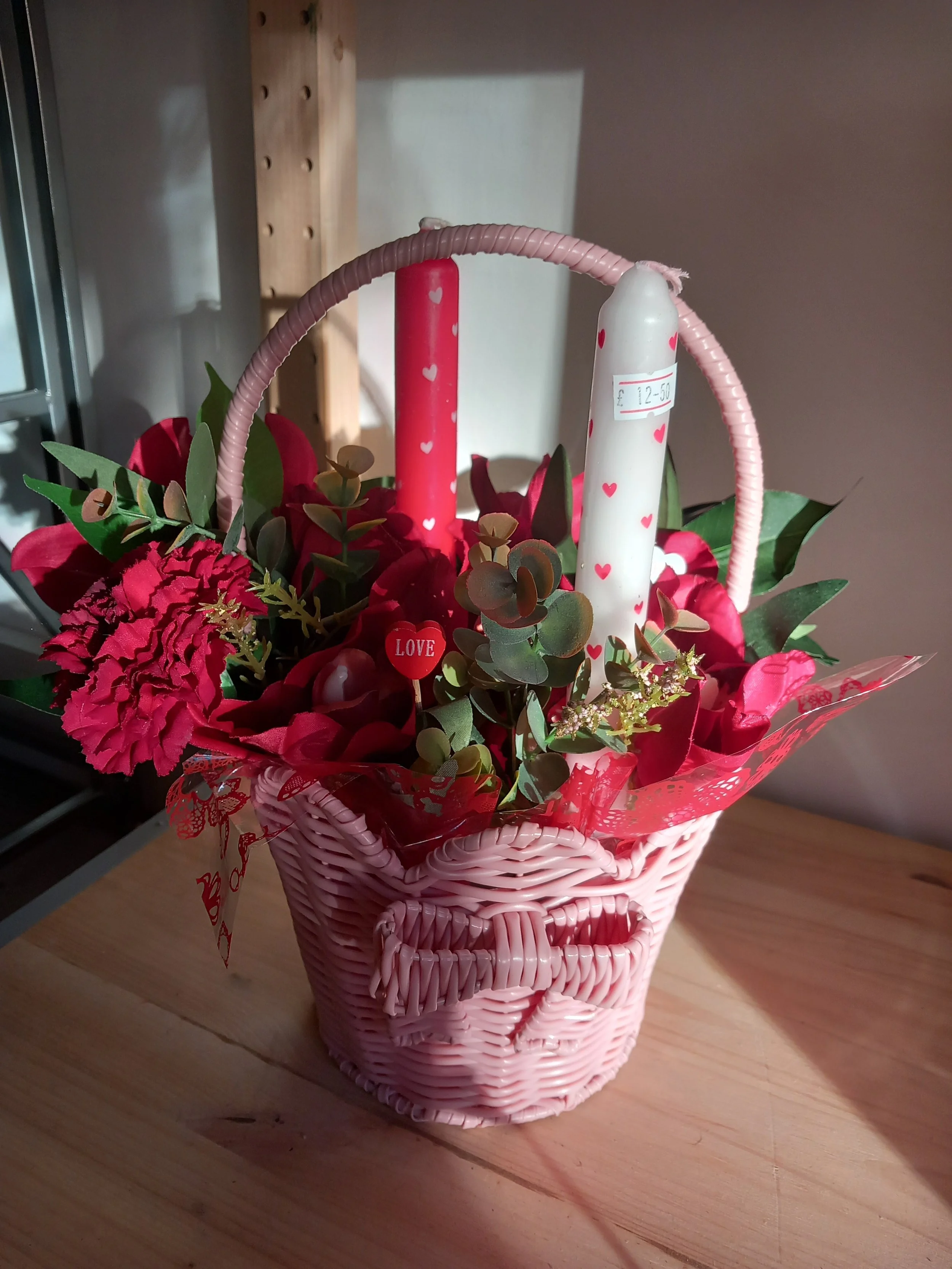 Loving Candle Baskets