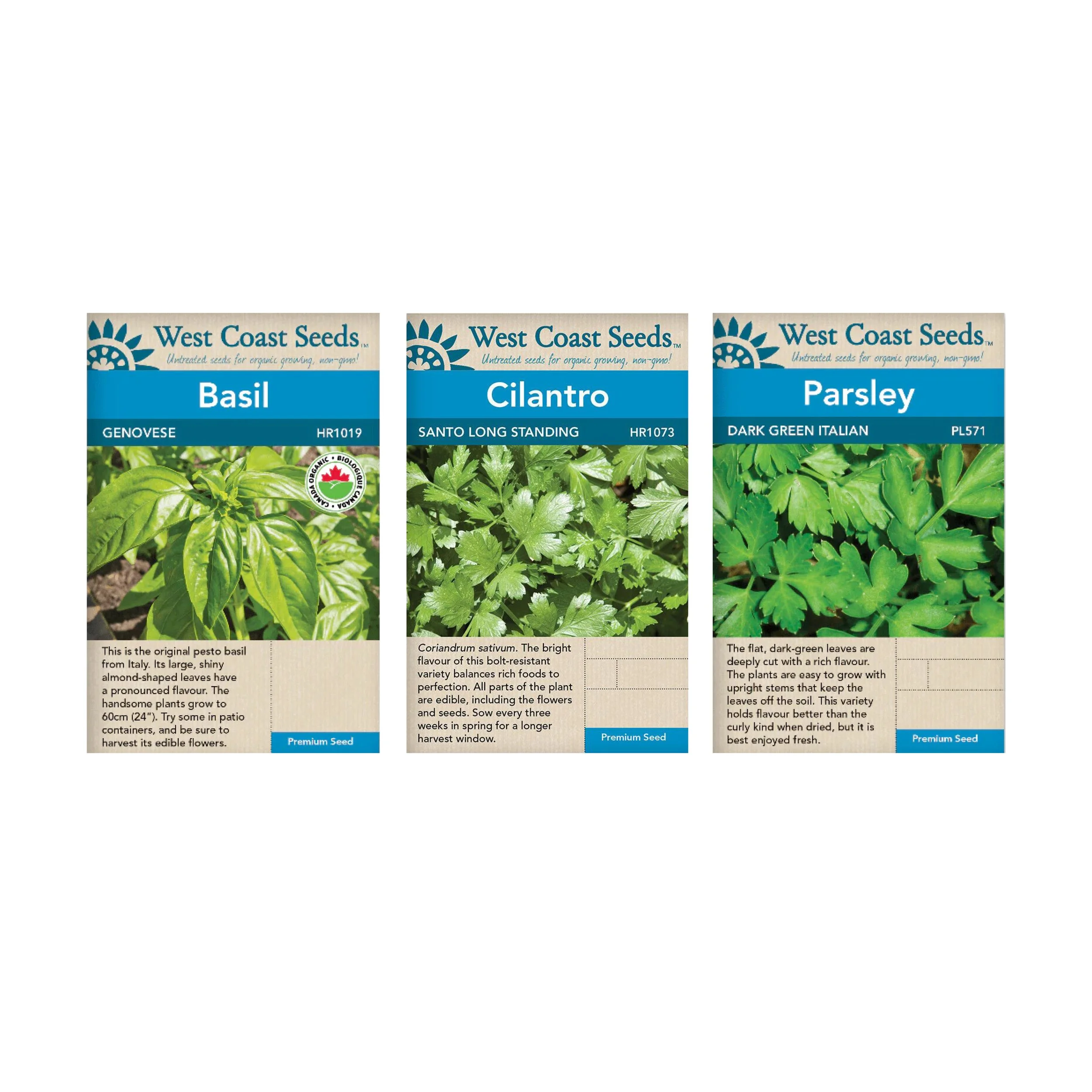West Coast Seeds Herb Trio Pack