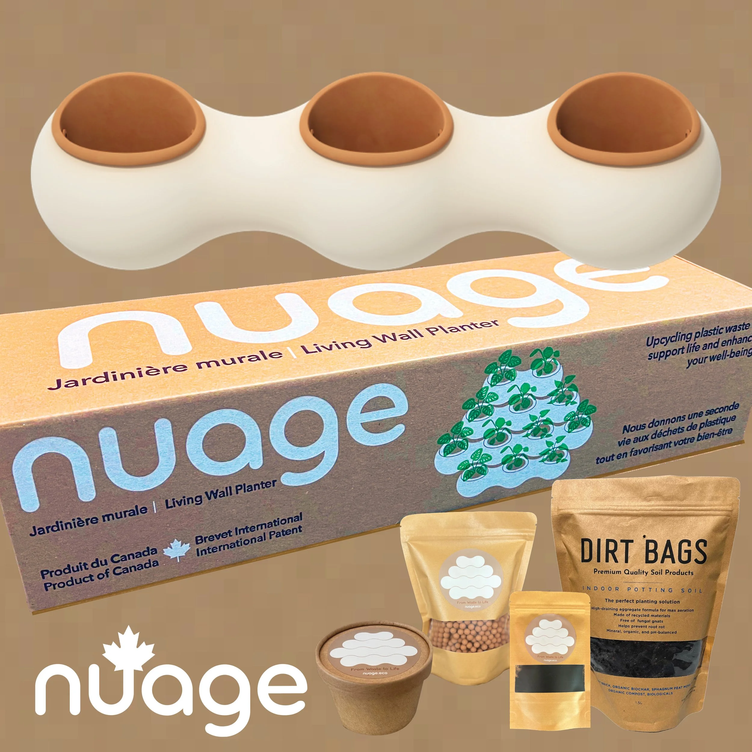 Window & Tile Starter Pack — White Cloud/Terra