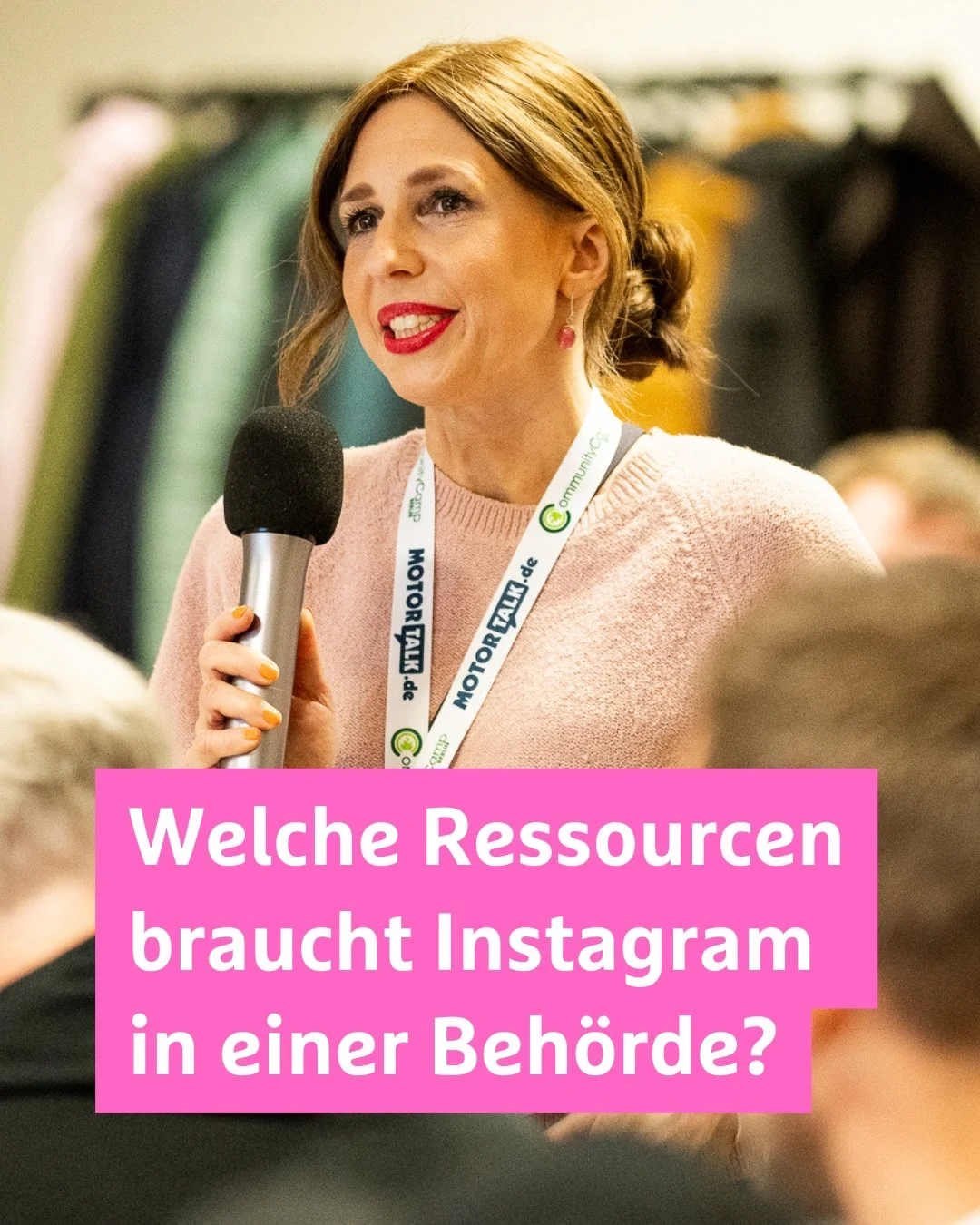 Welche Ressourcen braucht Instagram in einer Behörde?