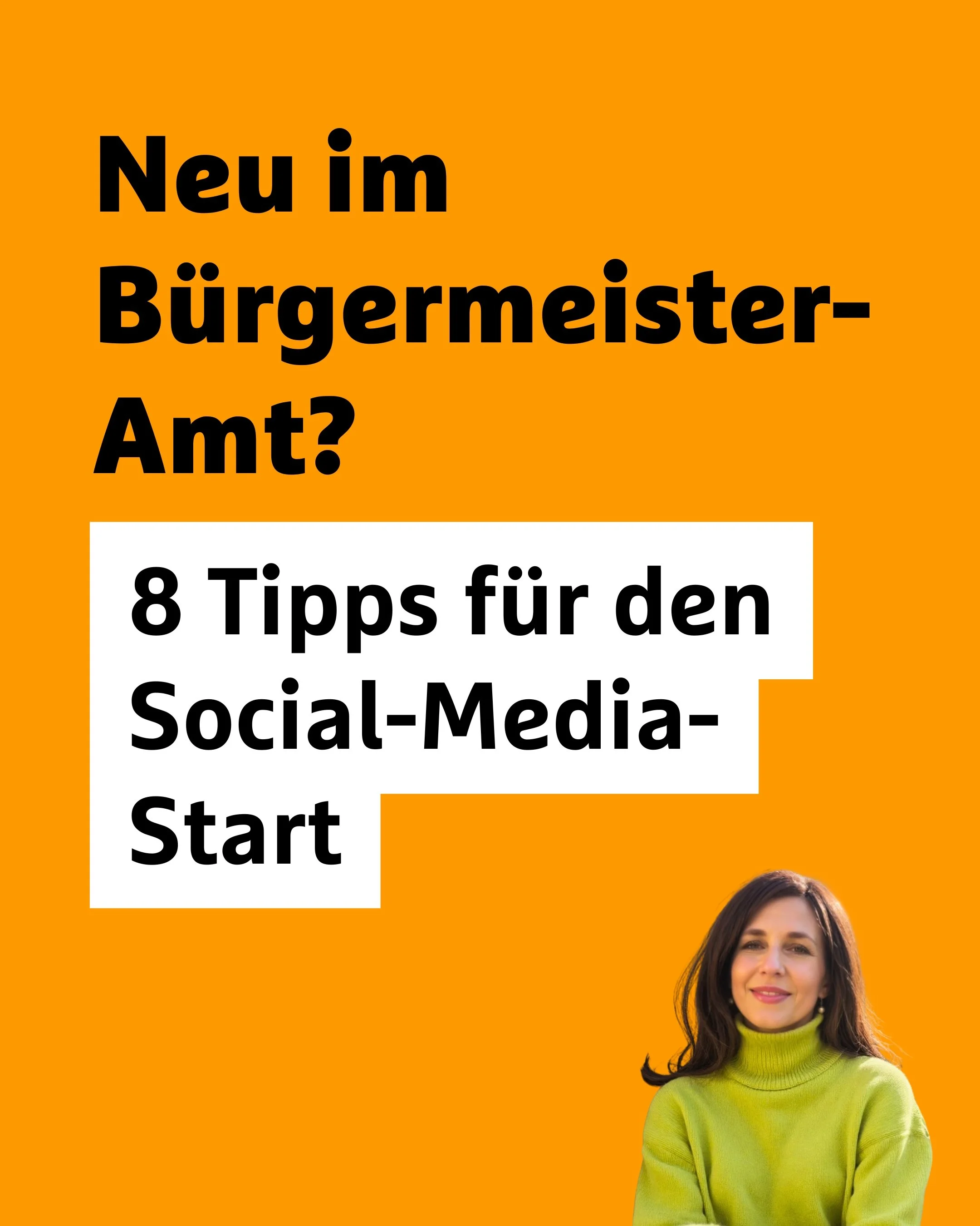 Neu im Bürgermeisteramt? 8 Tipps für den Social-Media-Start!