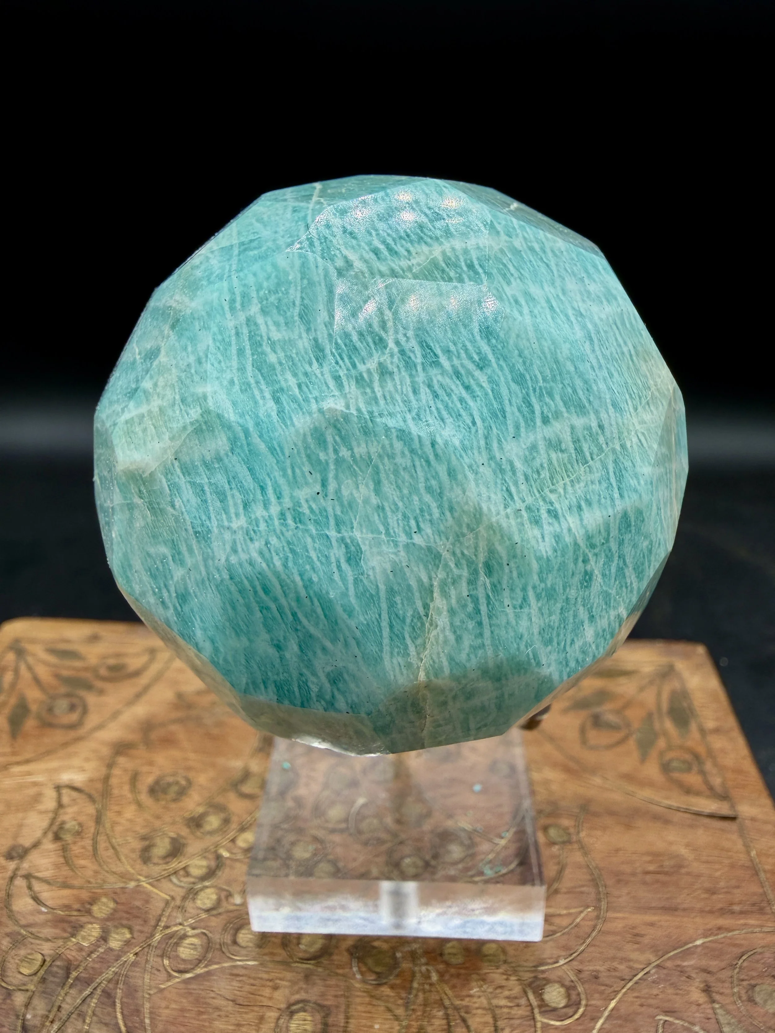 Polished Amazonite Sphere – India