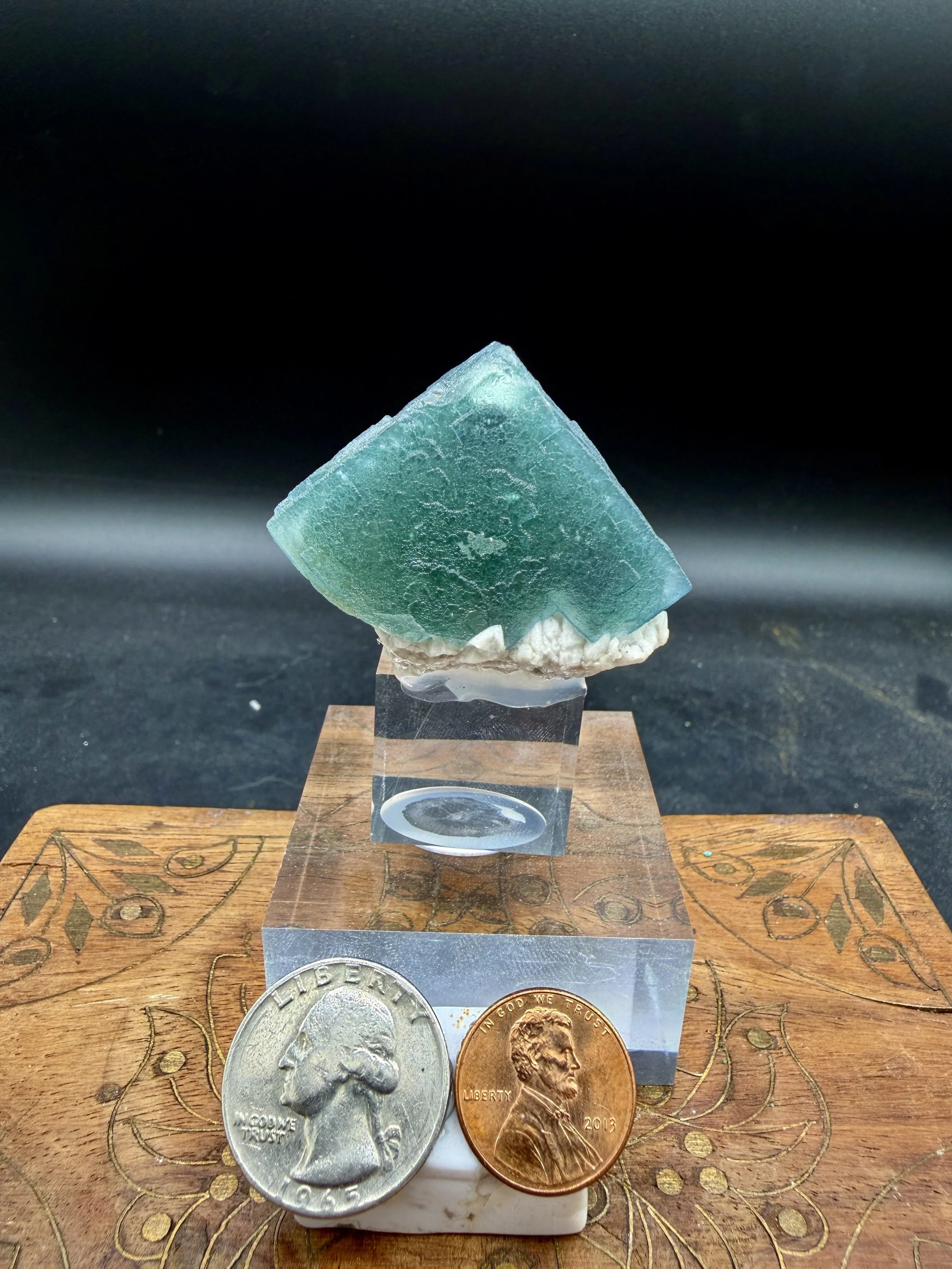 Blue Cubic Fluorite Specimen – Fujian Province, China