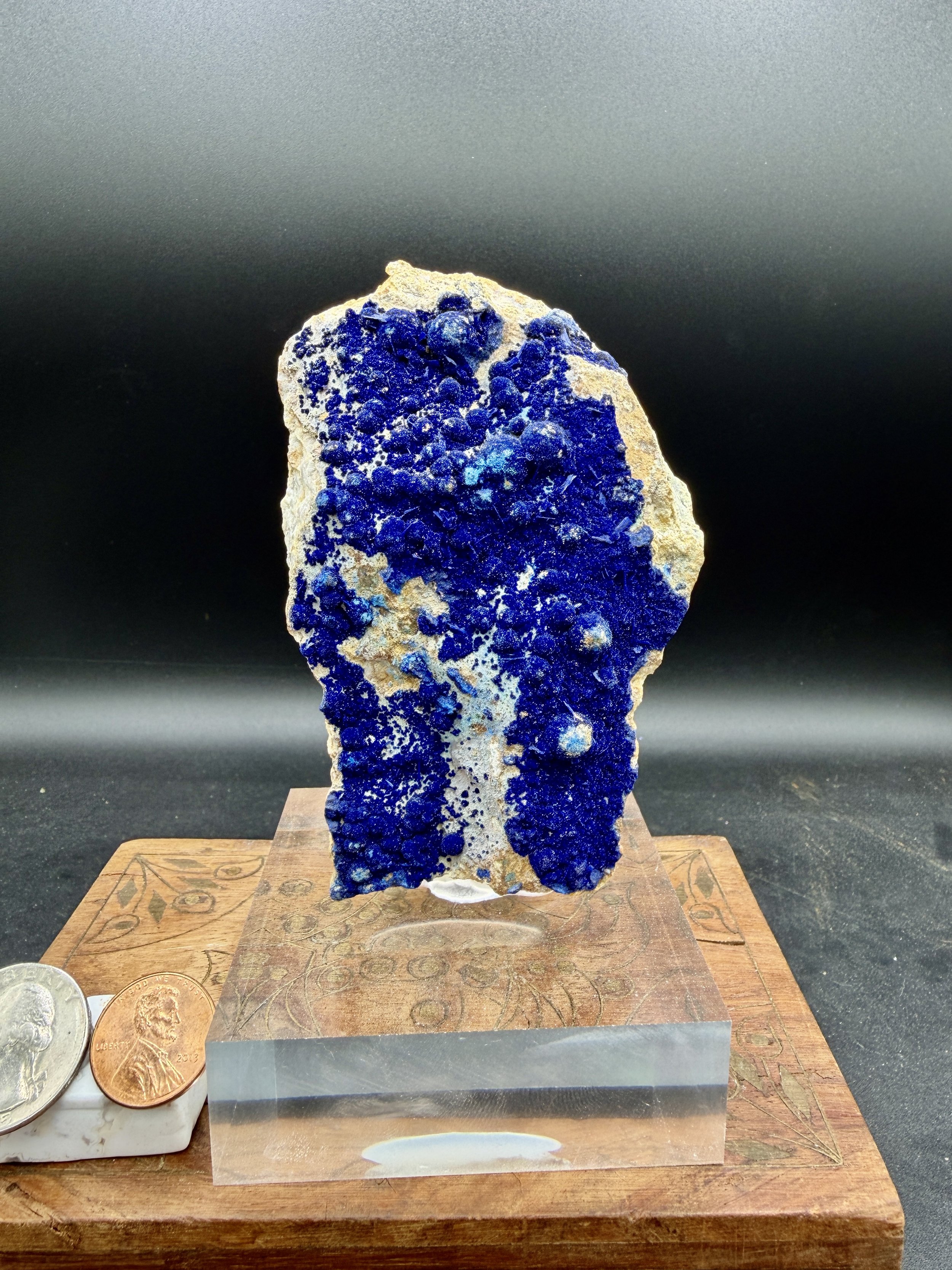 Classic Morenci Azurite Specimen