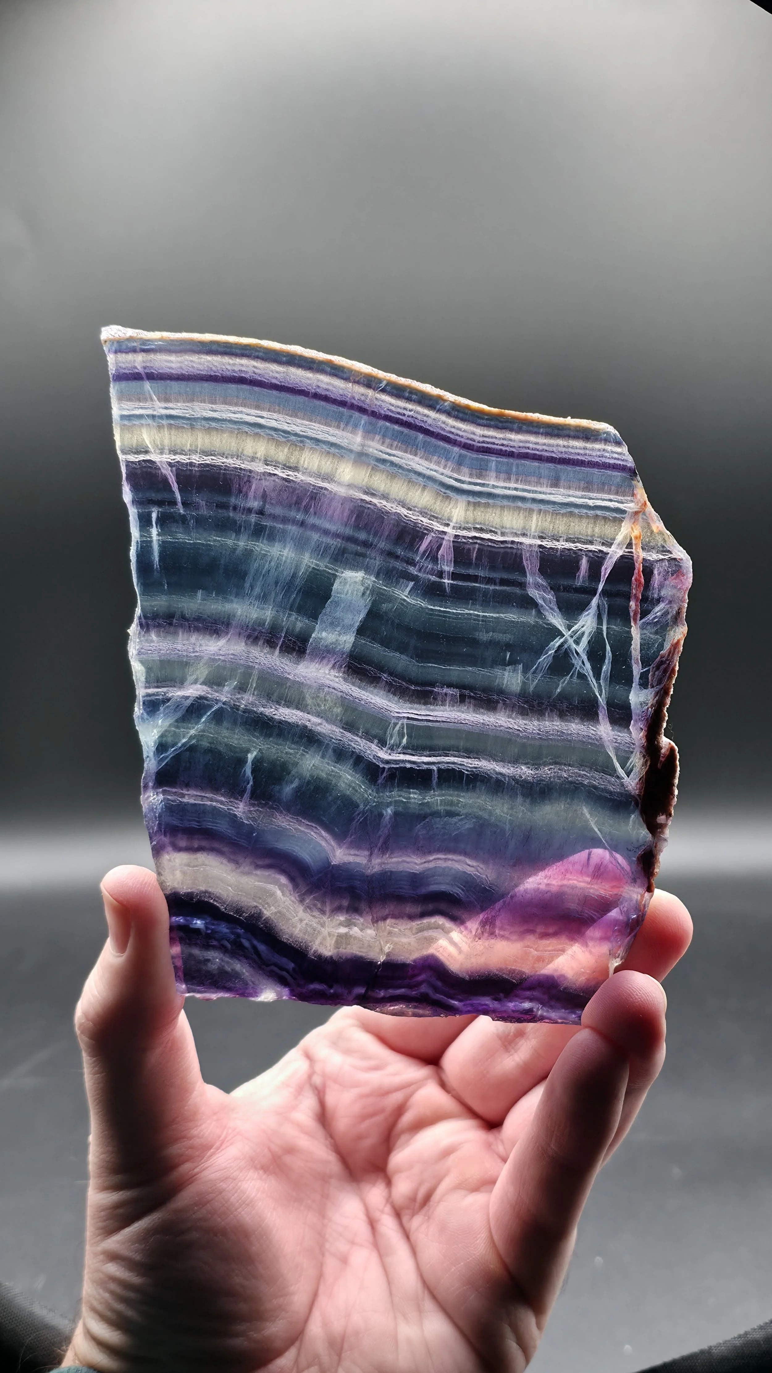 Rainbow Fluourite Slab (Stand Included) (Copy)