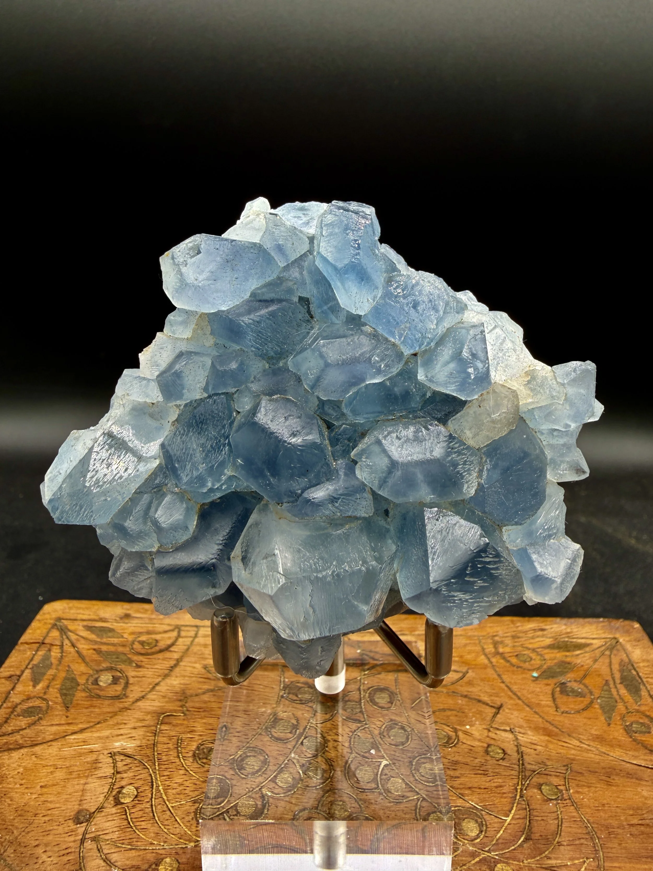 Sky-Blue Celestite Crystal Specimen – Afghanistan