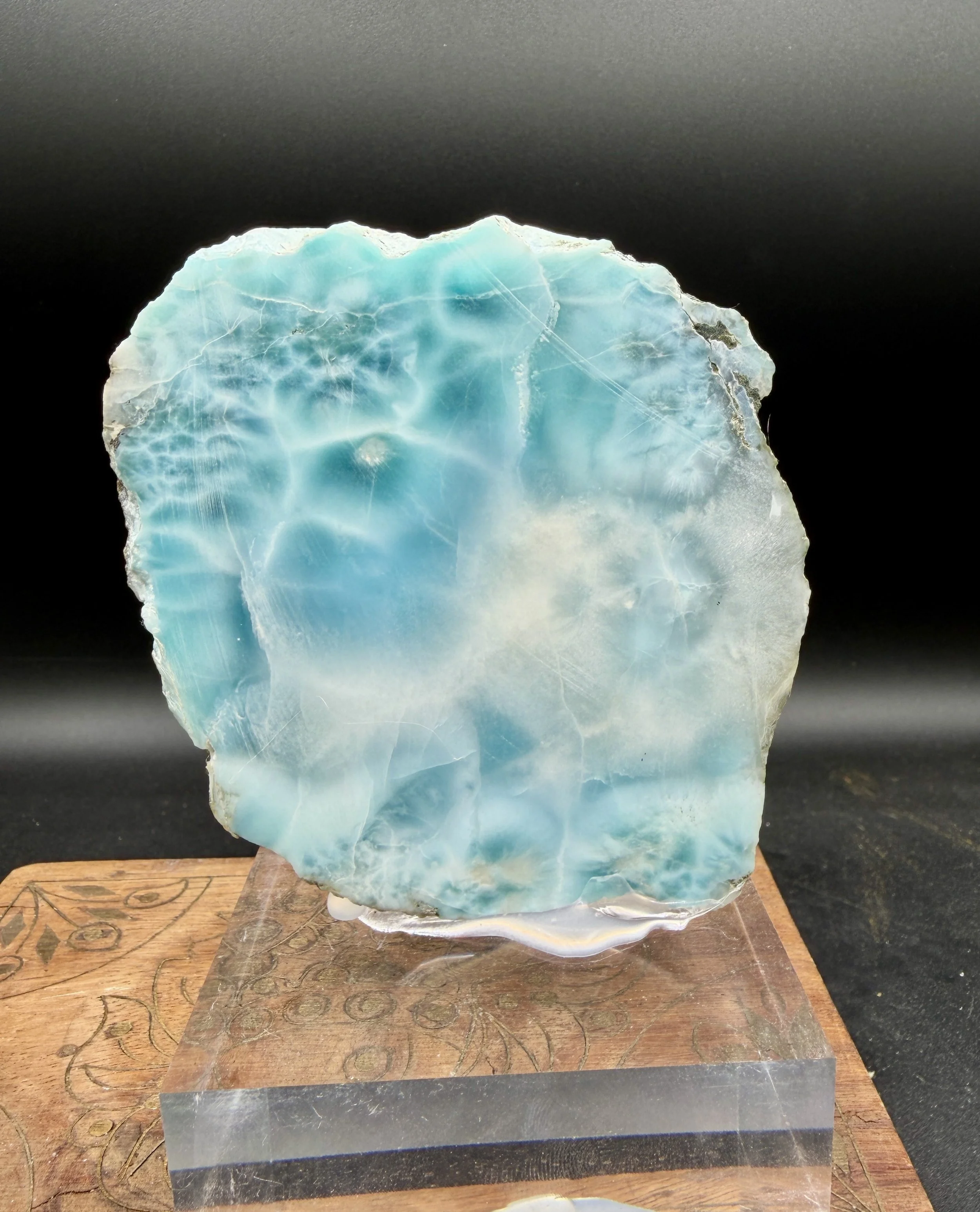 Blue Larimar Specimen (The Atlantis Stone)